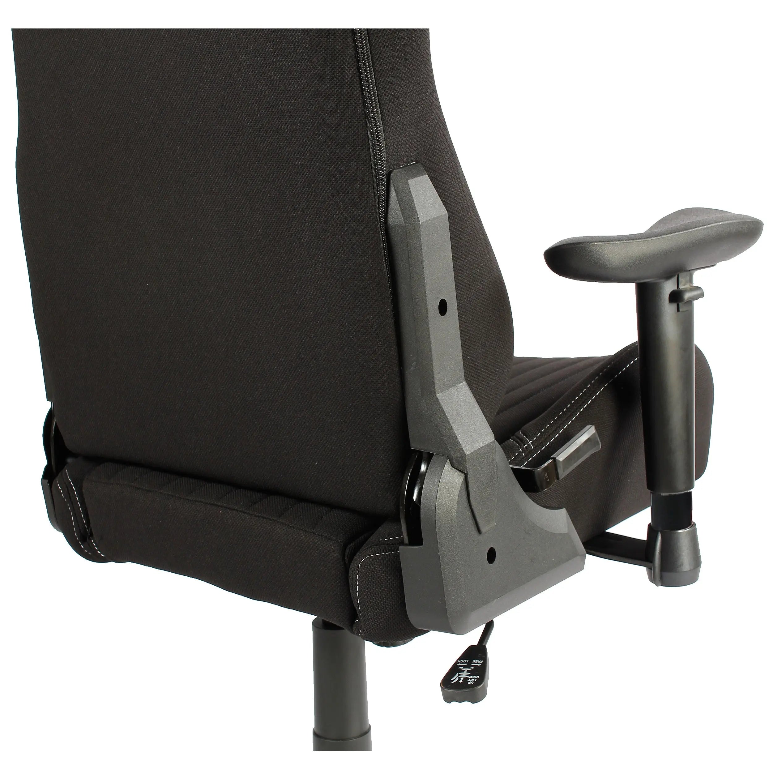Techni Sport TS-F44 Fabric Ergonomic High Back Racer Style PC Gaming Chair, Black - VINE GLOBAL