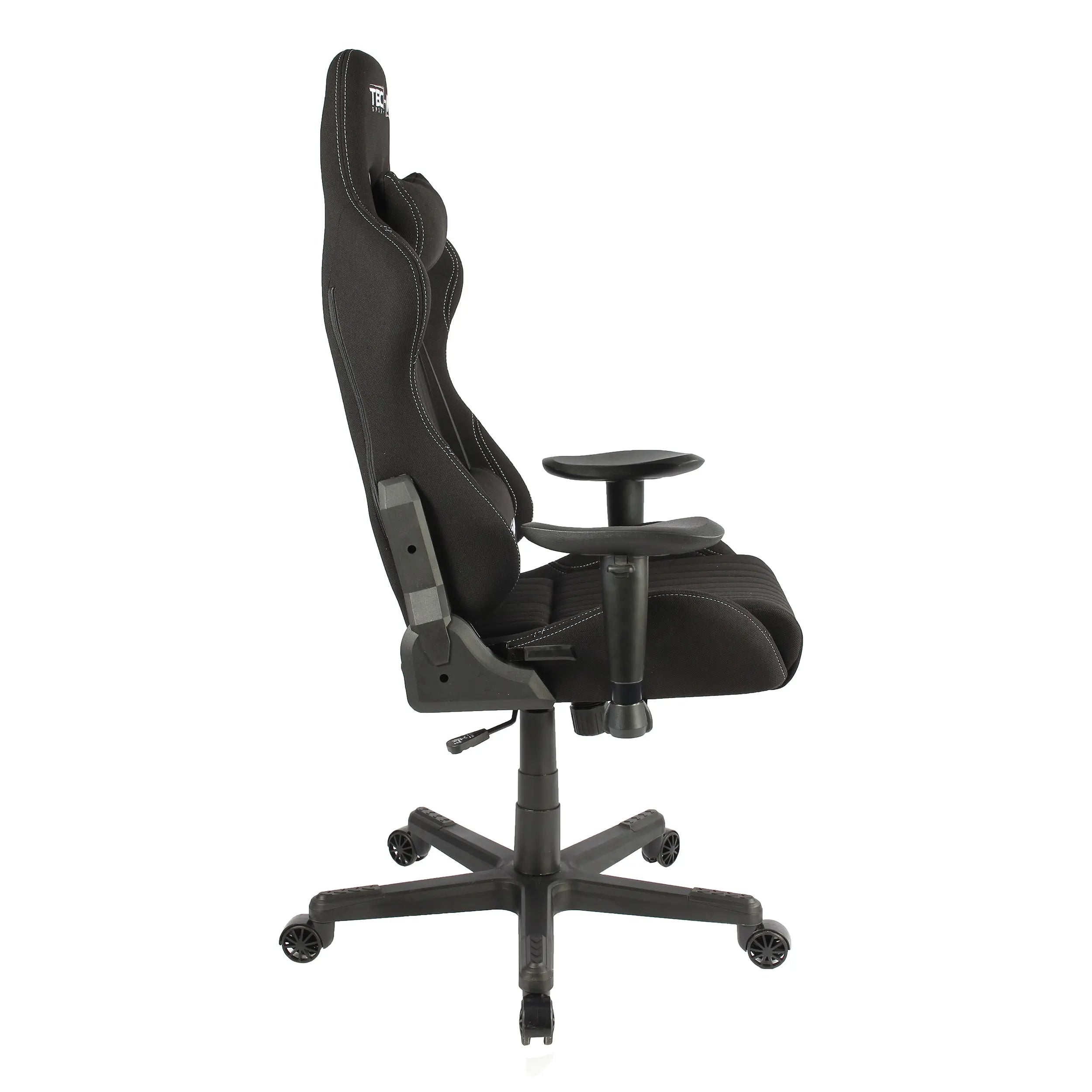 Techni Sport TS-F44 Fabric Ergonomic High Back Racer Style PC Gaming Chair, Black - VINE GLOBAL