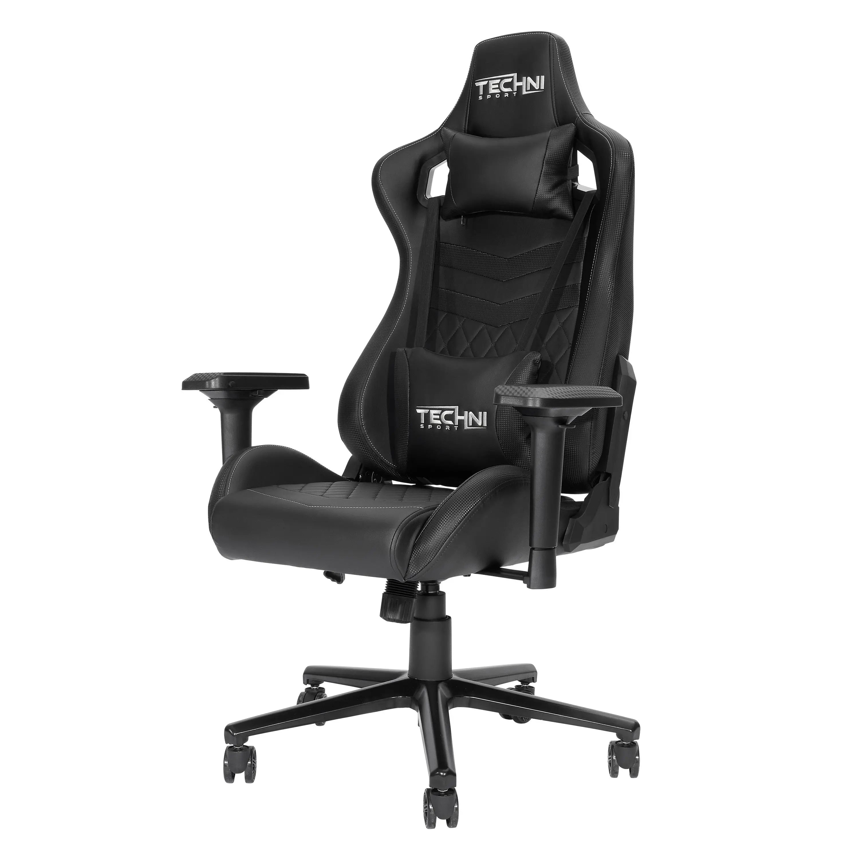 Techni Sport TS-83 Ergonomic High Back Racer Style PC Gaming Chair, Black - VINE GLOBAL