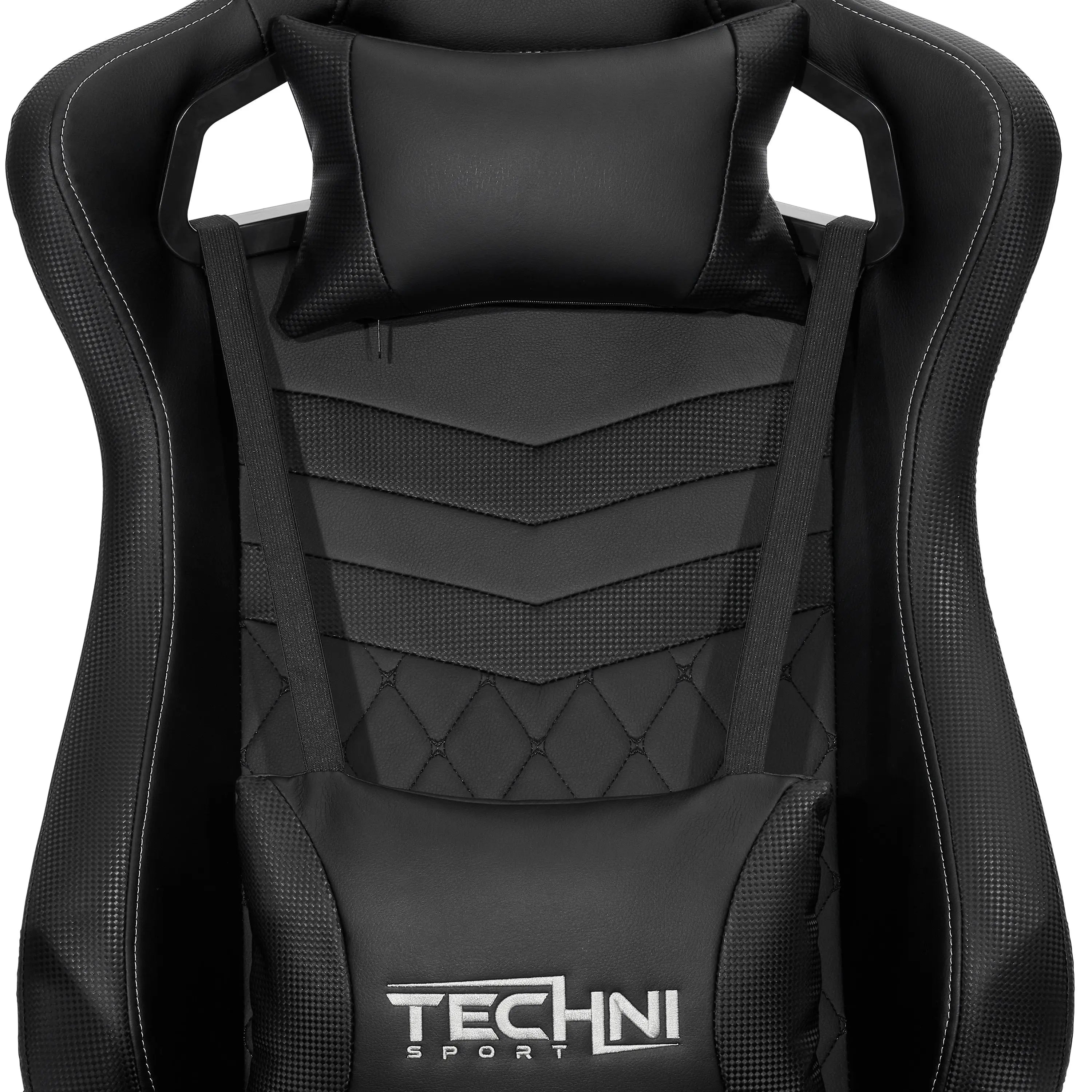 Techni Sport TS-83 Ergonomic High Back Racer Style PC Gaming Chair, Black - VINE GLOBAL