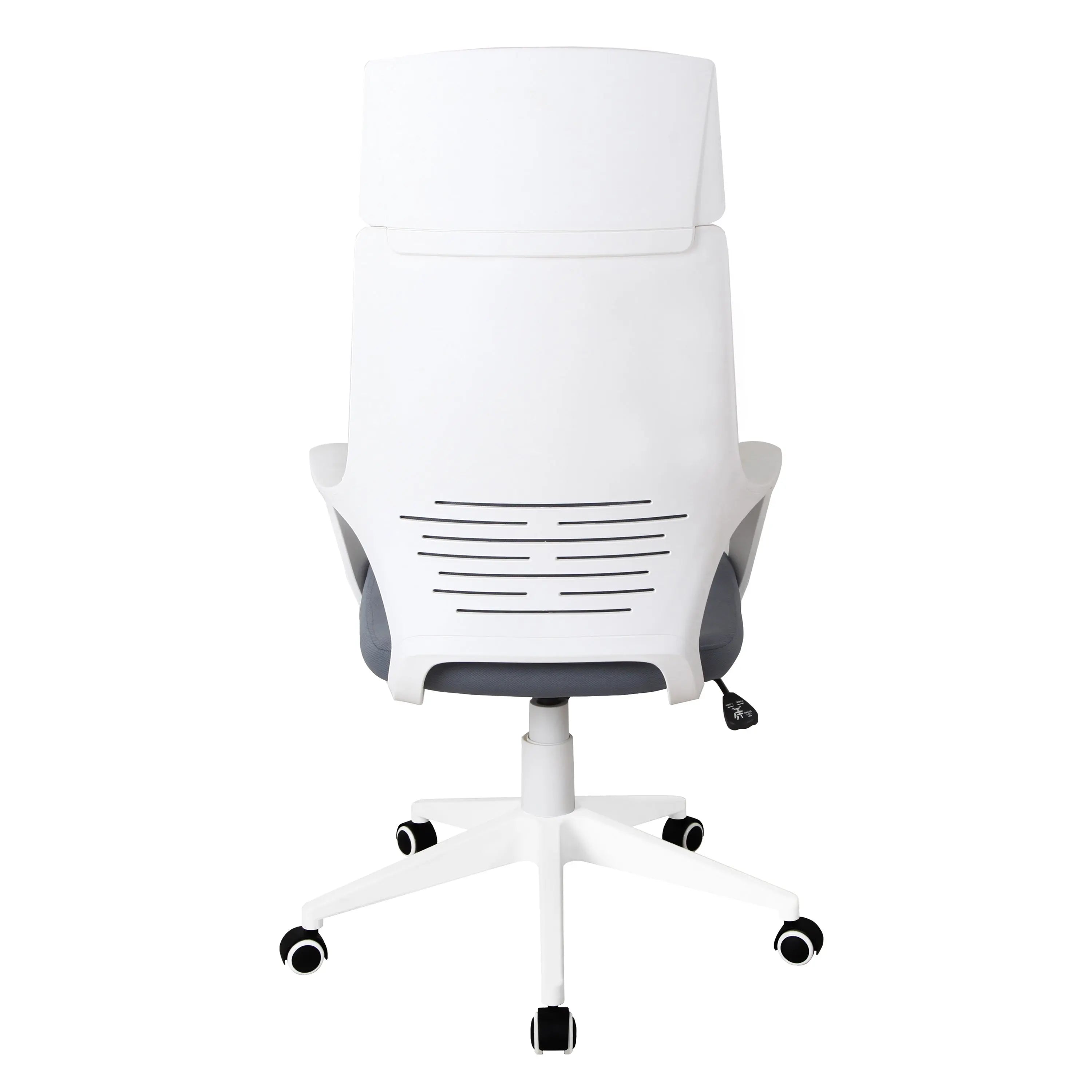 Techni Mobili Modern Studio Office Chair, Grey/White - VINE GLOBAL