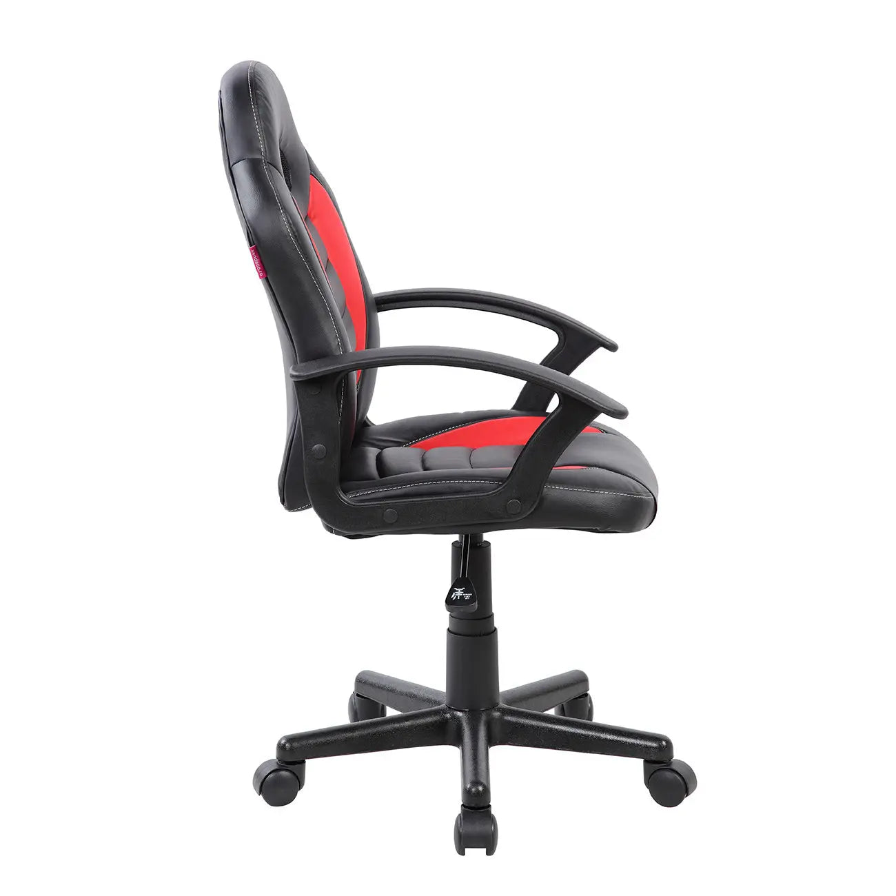 Techni Mobili Kid's Gaming and Student Racer Chair with Wheels, Red - VINE GLOBAL
