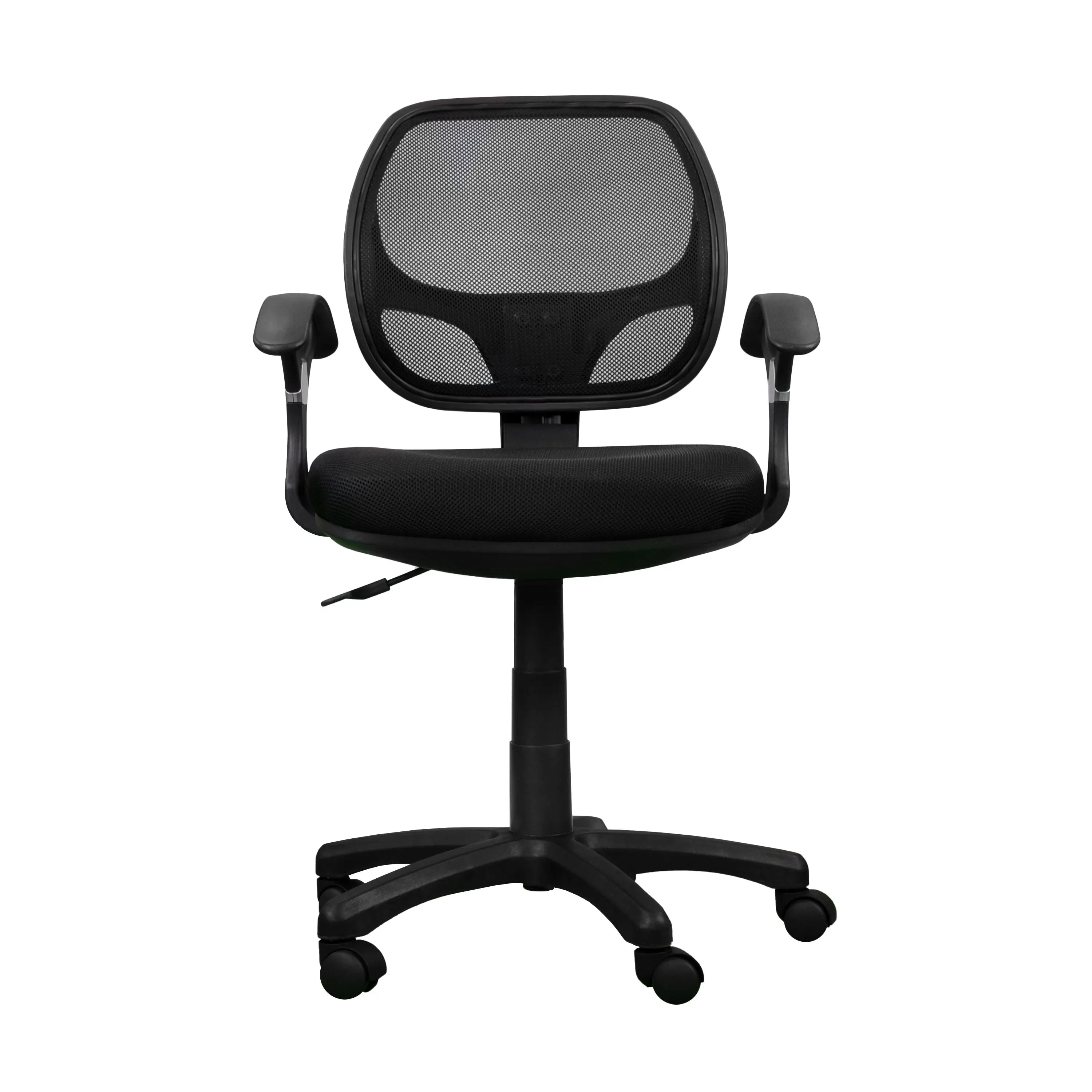 Techni Mobili Midback Mesh Task Office Chair, Black - VINE GLOBAL