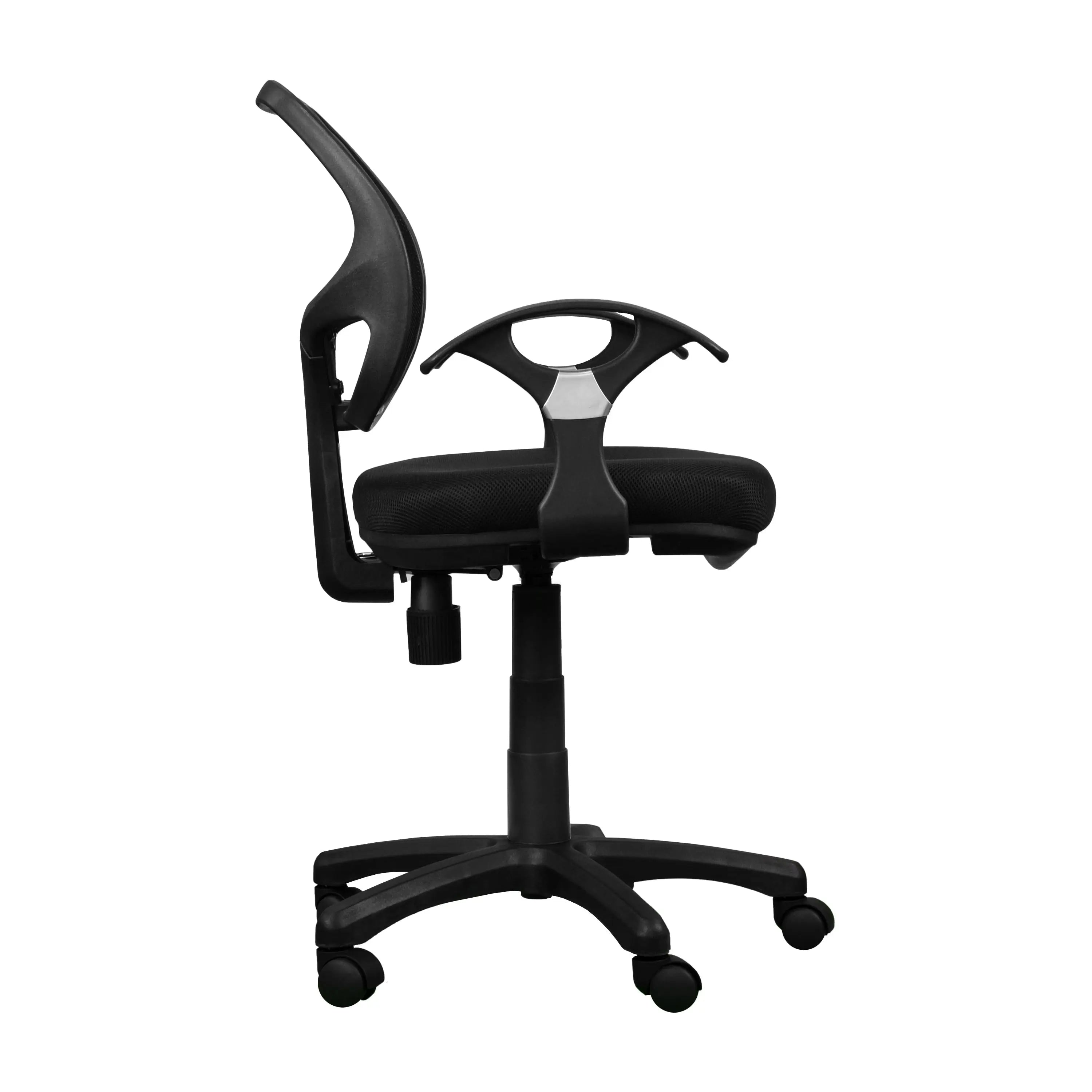 Techni Mobili Midback Mesh Task Office Chair, Black - VINE GLOBAL