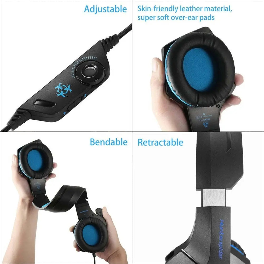 Dragon Stereo LED Gaming Headset with Microphone - VINE GLOBAL