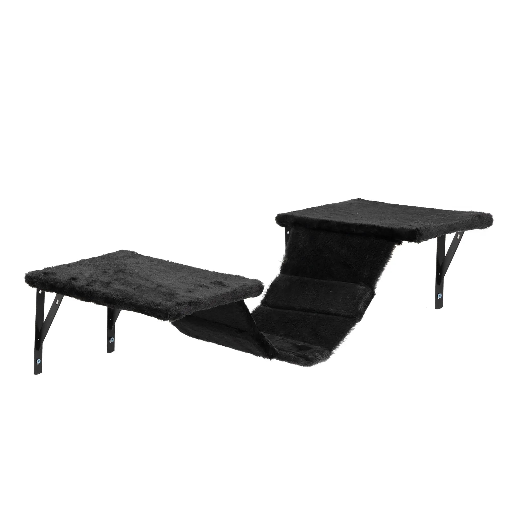 5 Pcs Wall Mounted Cat Climber Set;  Floating Cat Shelves and Perches;  Cat Activity Tree with Scratching Posts;  Modern Cat Furniture - VINE GLOBAL