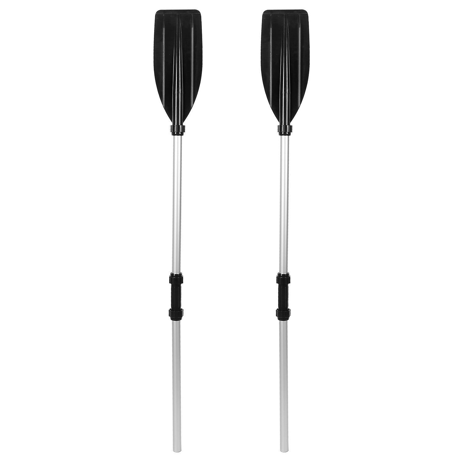 2Pcs Kayak Paddles Aluminum Alloy Detachable Canoe Paddle Boat Oars for Kayaking Boating Oar Fishing - VINE GLOBAL