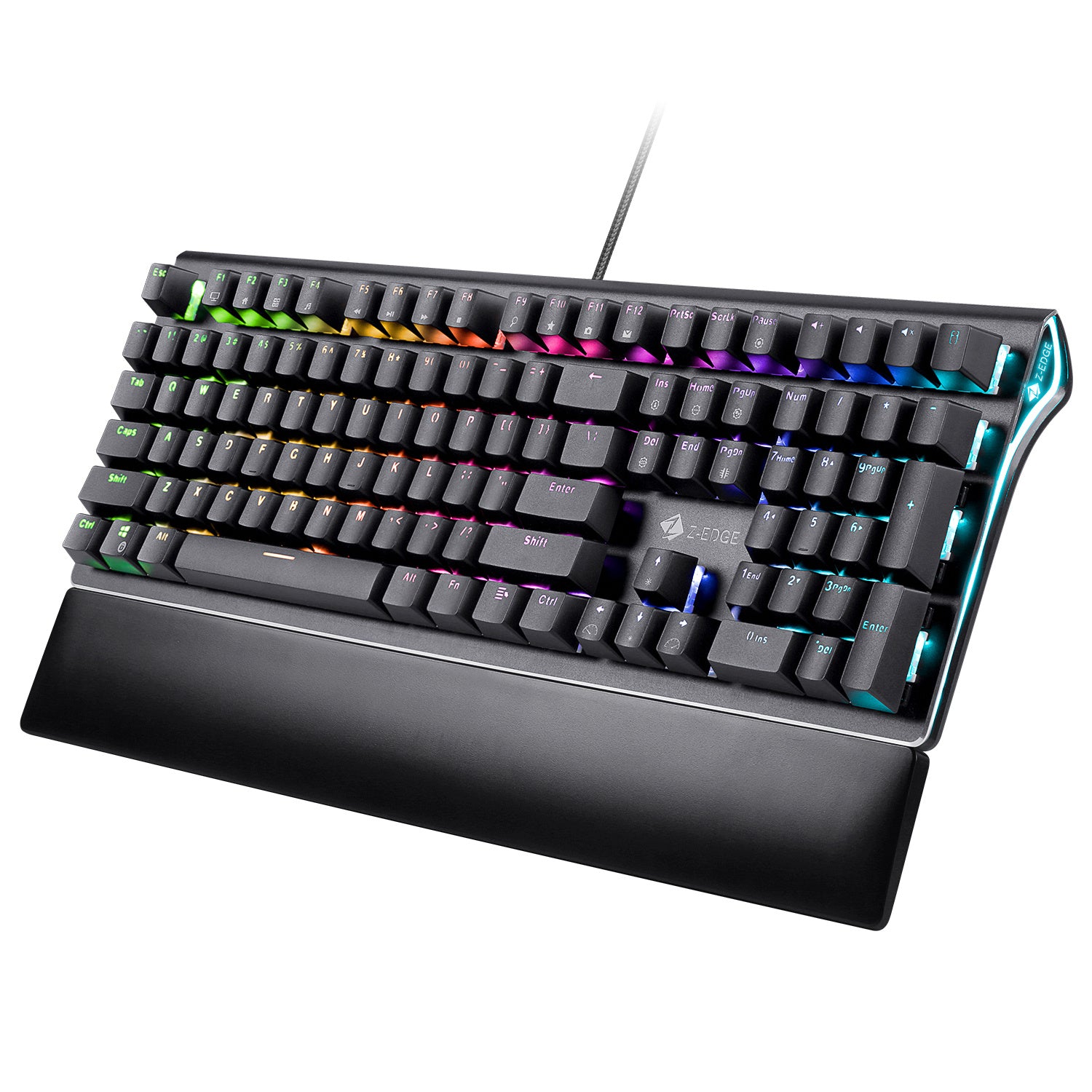 Z-EDGE UK108 108 Keys RGB Optical Mechanical Gaming Keyboard - VINE GLOBAL