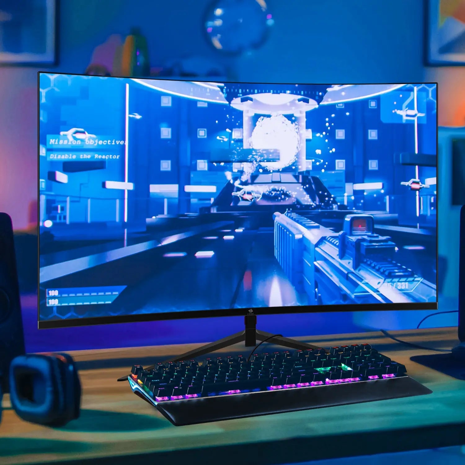 Z-EDGE UK108 108 Keys RGB Optical Mechanical Gaming Keyboard - VINE GLOBAL