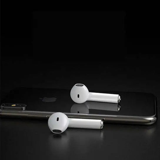 Clear Top Dual Chamber Wireless Bluetooth Earphones With Charging Box - VINE GLOBAL