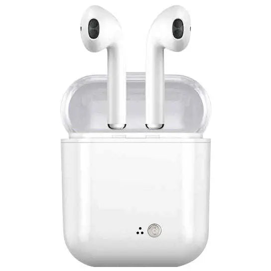 Clear Top Dual Chamber Wireless Bluetooth Earphones With Charging Box - VINE GLOBAL