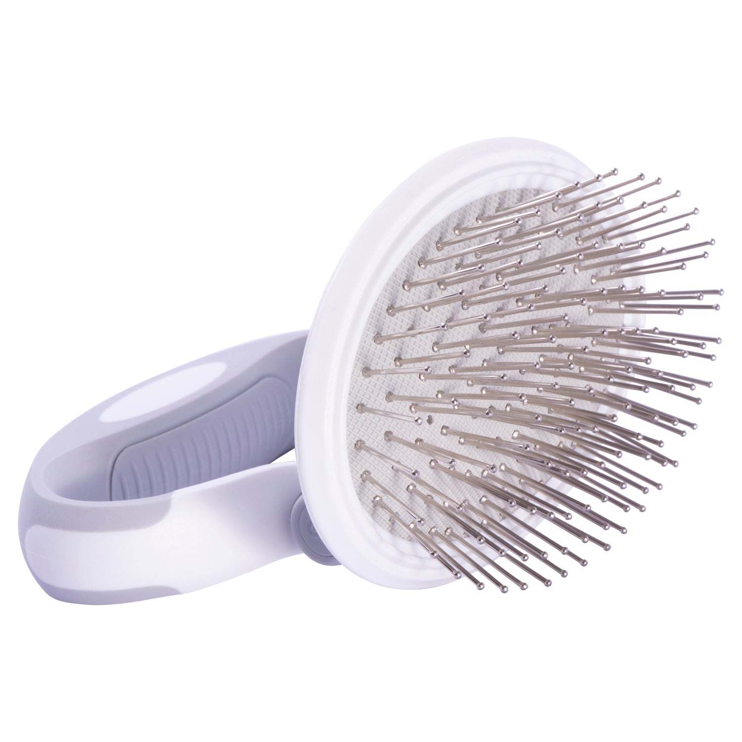 Pet Life 'Gyrater' Travel Swivel Pet Grooming Pin Brush - VINE GLOBAL