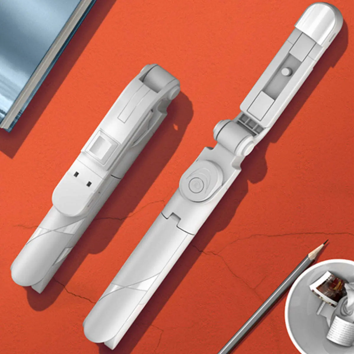 Self Video Portrait Soft Halo Light Stand With Dual LED Light And Bluetooth Remote - VINE GLOBAL