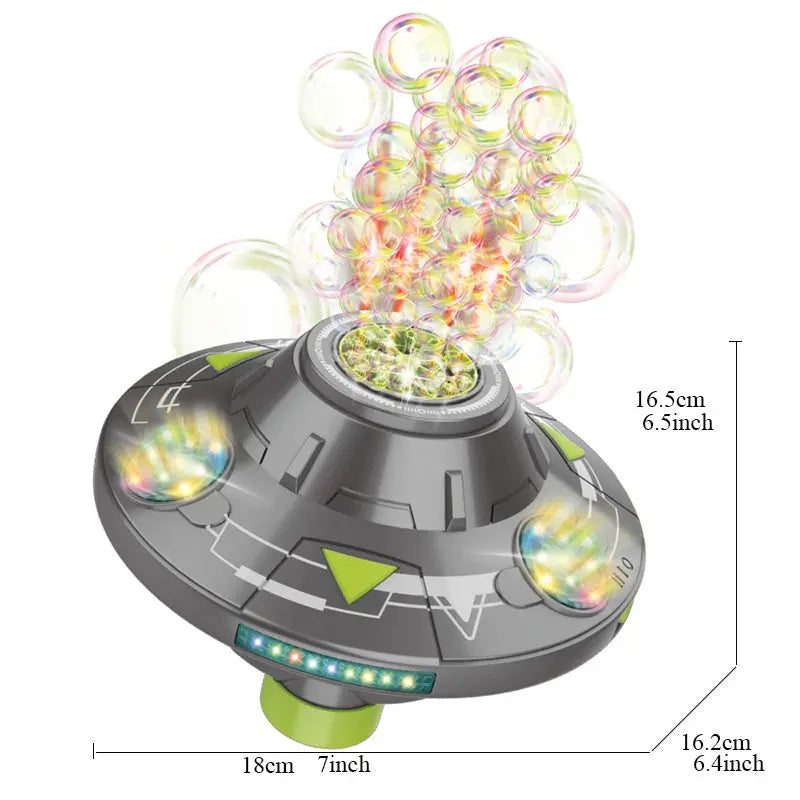 Flying saucer toy Light flying saucer toy automatic pumping foam with rechargeable battery automatic obstacle avoidance - VINE GLOBAL