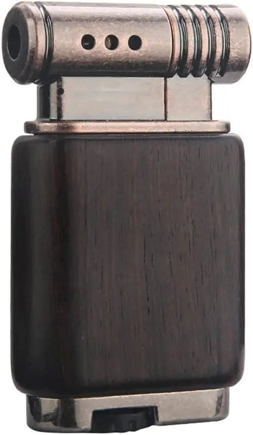 Pipe Lighter Soft Flame Refillable Gas Wooden Case Fire Starter Cigarette Candle Lighter For Men Women Gift - VINE GLOBAL