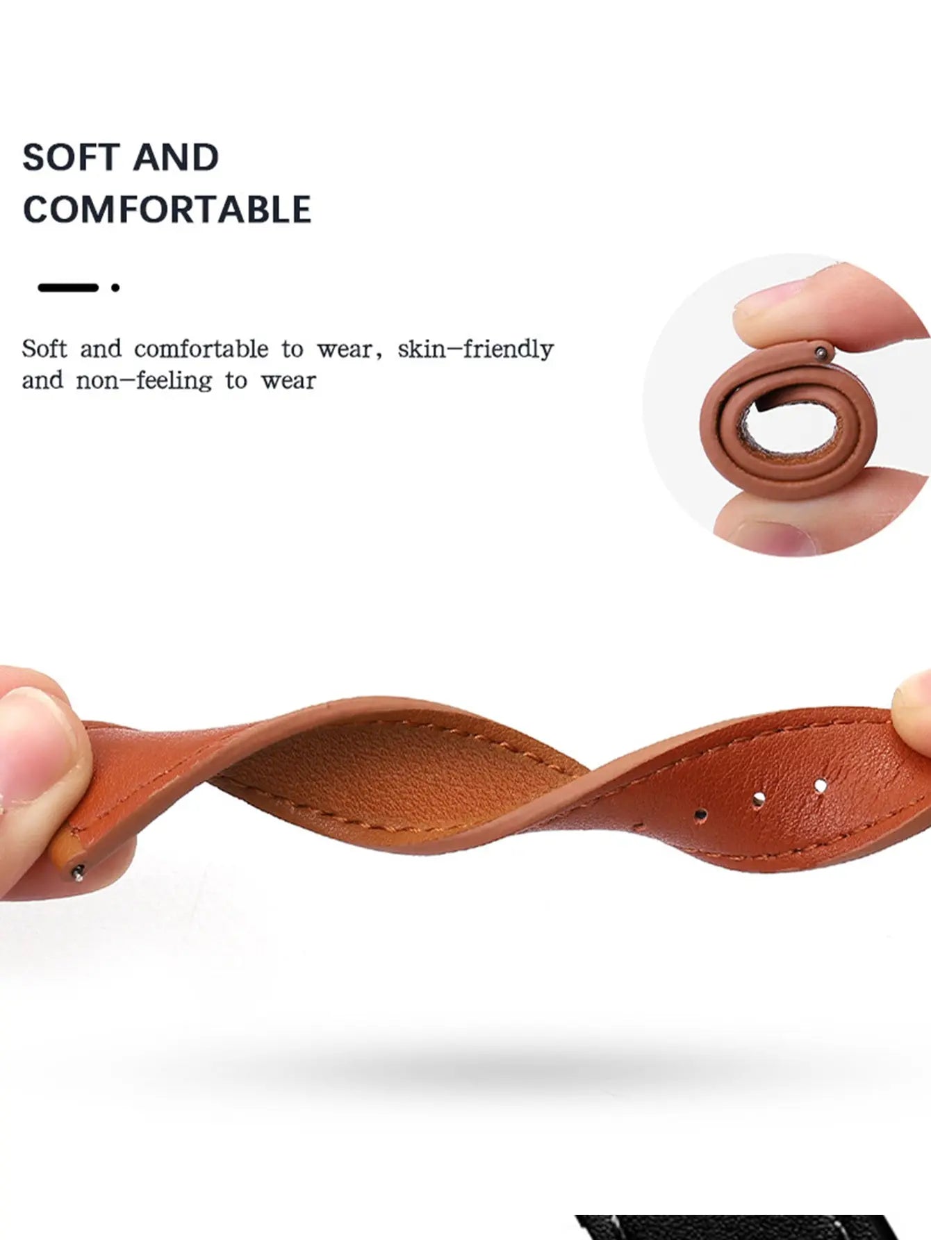 Compatible with Apple Watch Band 49mm 45mm 44mm 42mm 41mm 40mm 38mm, Genuine Leather Band Replacement Strap Compatible with Apple Watch Ultra 2/1 Series 9/8/7/6/5/4/3/2/1/SE/SE2 - VINE GLOBAL