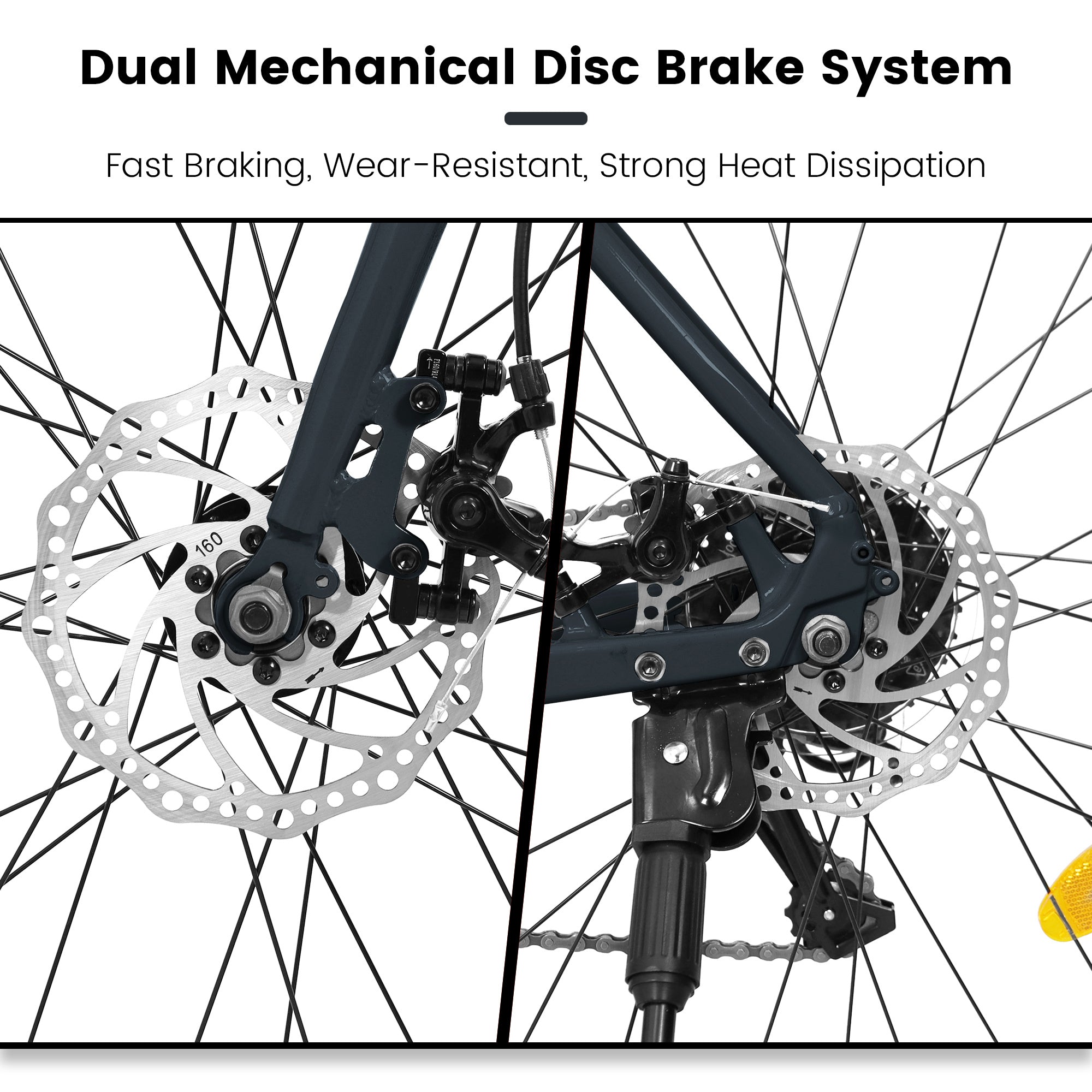 A28320 700C Aluminum Frame Shock Absorbing Front Fork Unisex road bike - VINE GLOBAL
