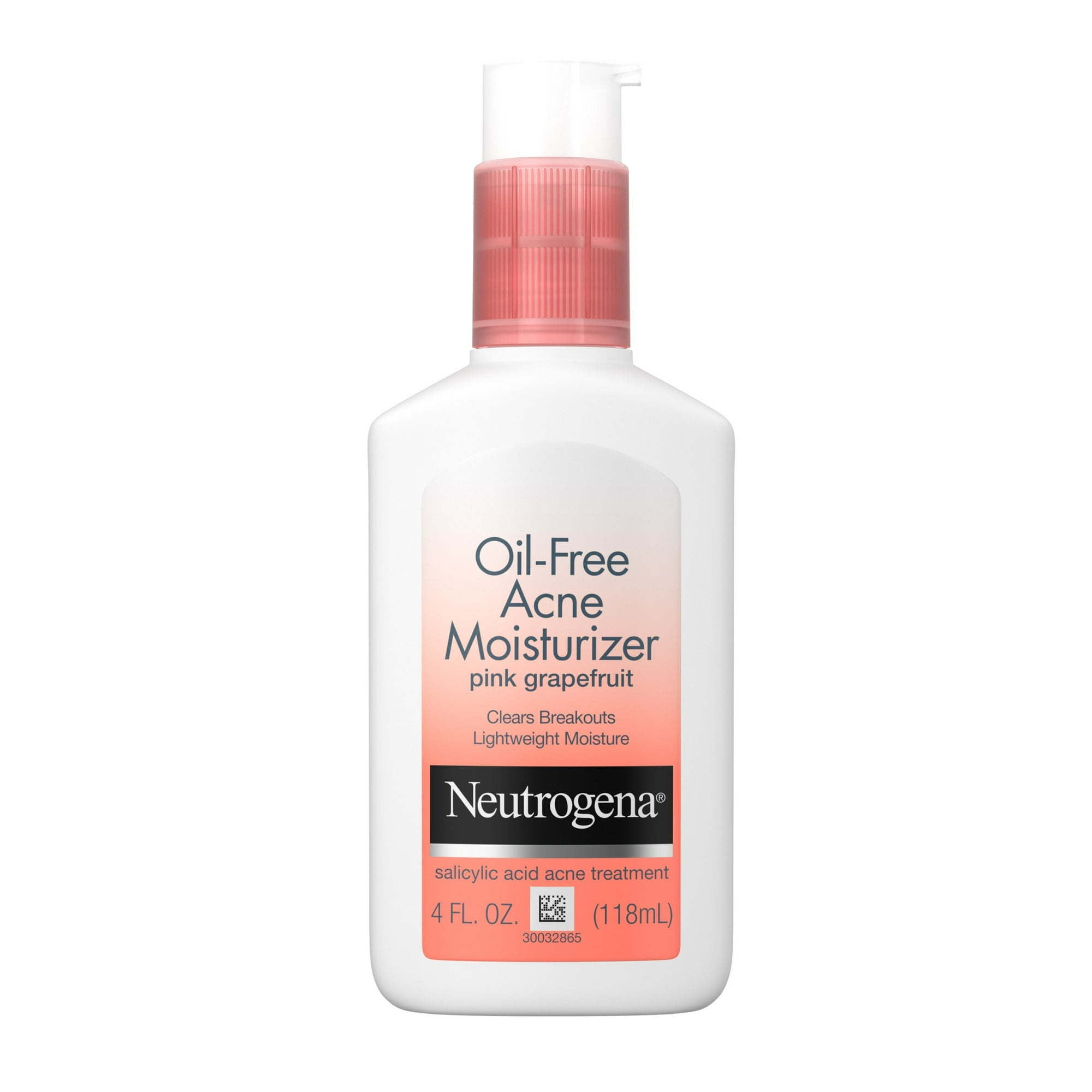 Neutrogena Oil-Free Acne Pink Grapefruit Facial Moisturizer, 4 fl oz - VINE GLOBAL