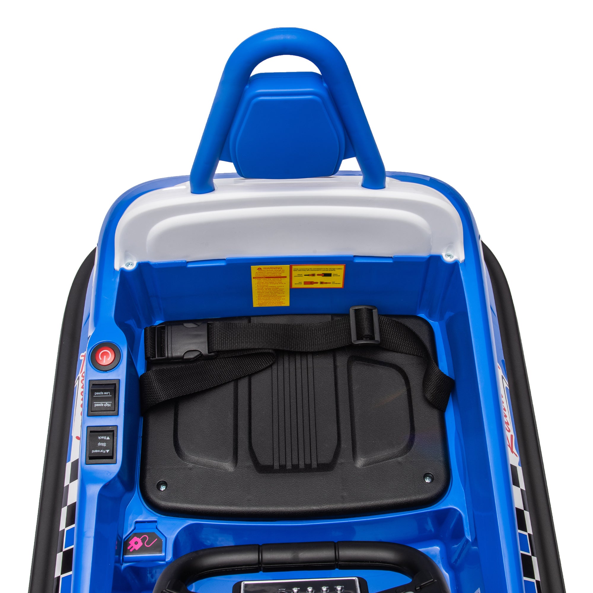 6V Kids Ride on Electric Go Kart Bumper Car W/Parents Remote Control,Three Speed Adjustable,LED Lights,Horn,Bluetooth,Player&360°Spin,Vehicle body with Anti-collision padding for 18m+. - VINE GLOBAL