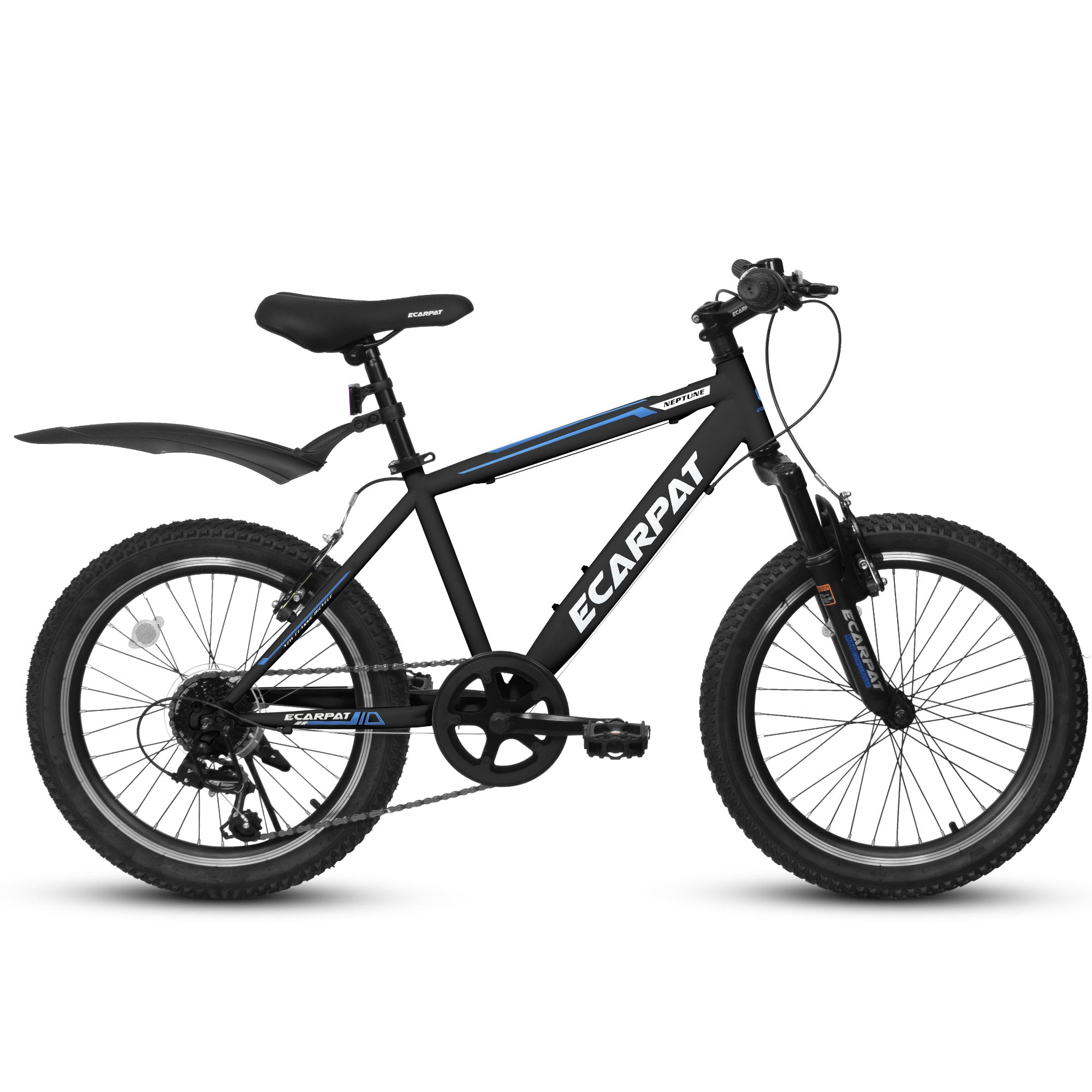 A20215F 20 inch kids bike shock absorber front plug 7 speed lever transmission + fender Universal for boys and girls - VINE GLOBAL