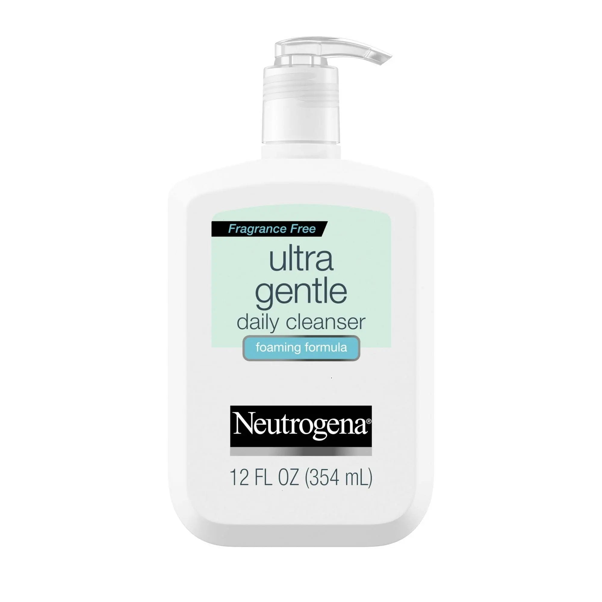 Neutrogena Fragrance Free Ultra Gentle Foaming Face Wash, 12 fl. oz - VINE GLOBAL