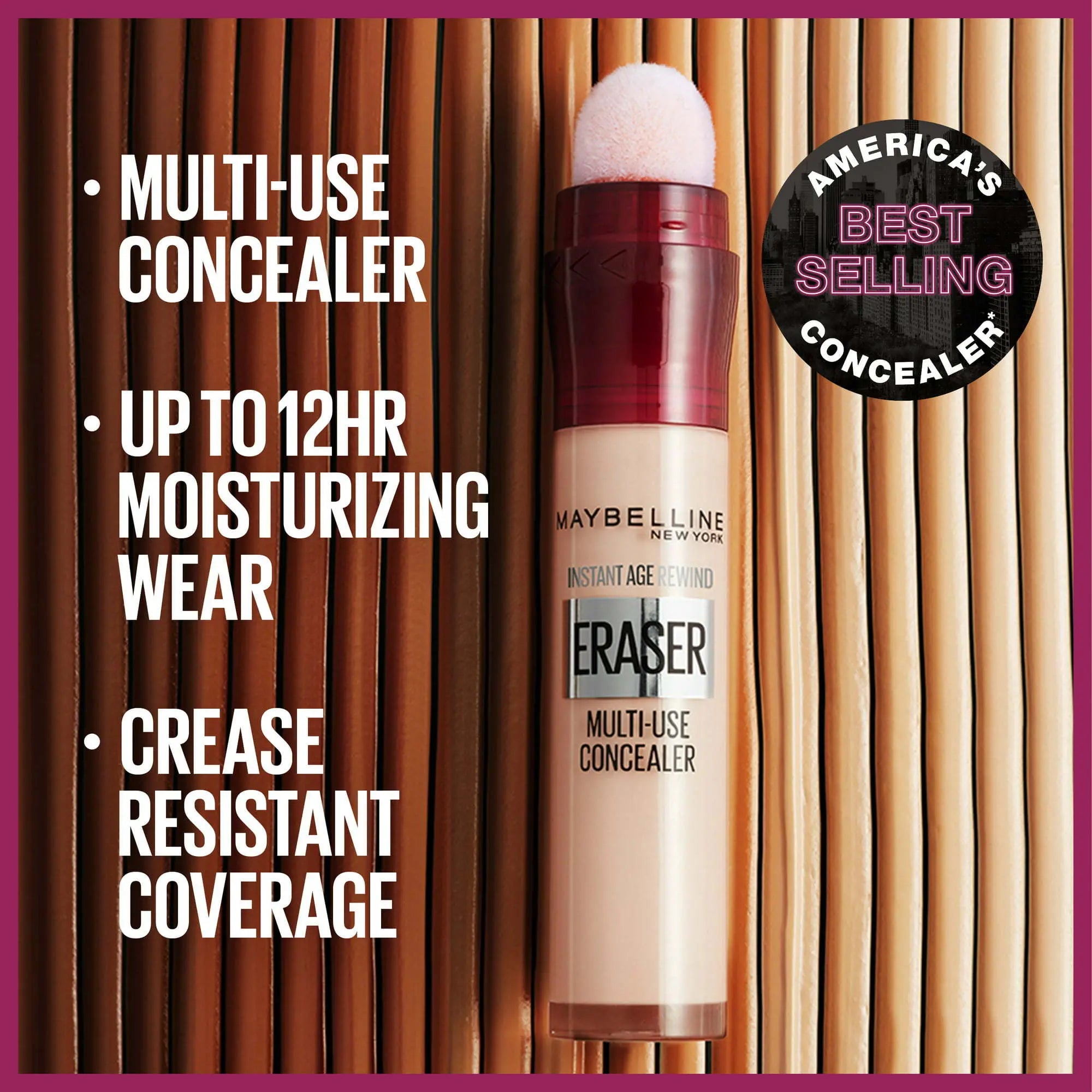 Maybelline Instant Age Rewind Instant Eraser Multi Use Concealer, 120, 0.2 fl oz - VINE GLOBAL