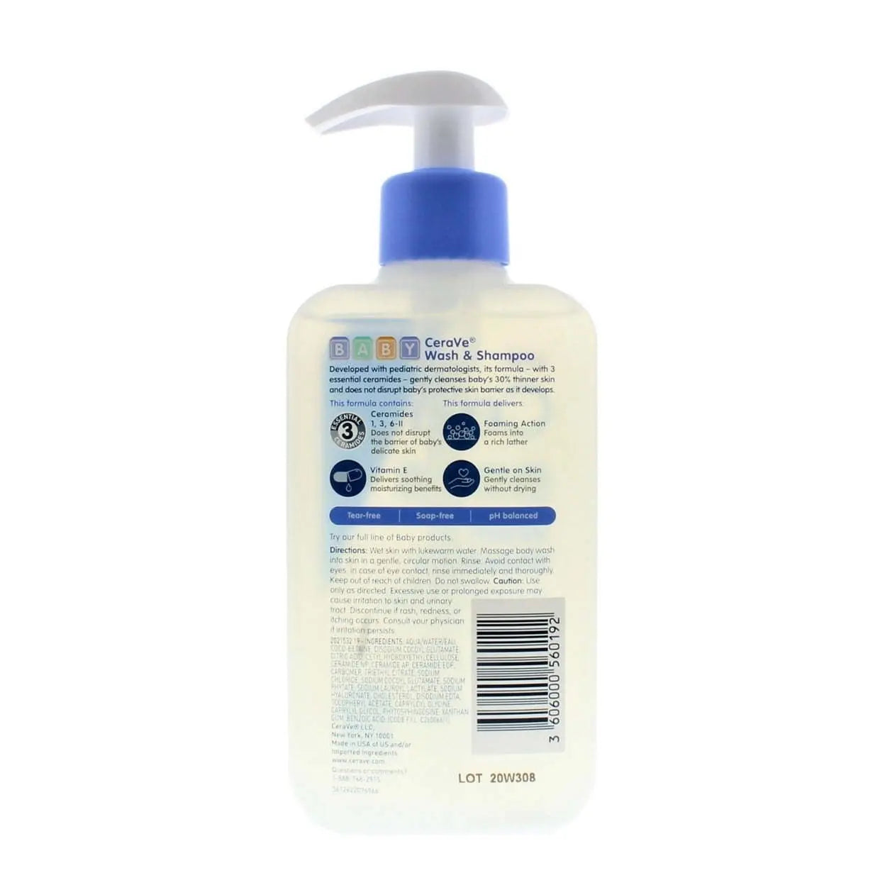 CeraVe Baby Wash and Shampoo 8oz/237ml - VINE GLOBAL