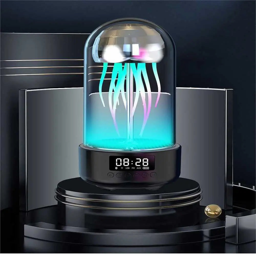 Lamp with Bluetooth White Noise Sound, Jellyfish Aquarium Bubble lamp for Relaxing Decorating Gift Lamps for Adults and Kids - VINE GLOBAL