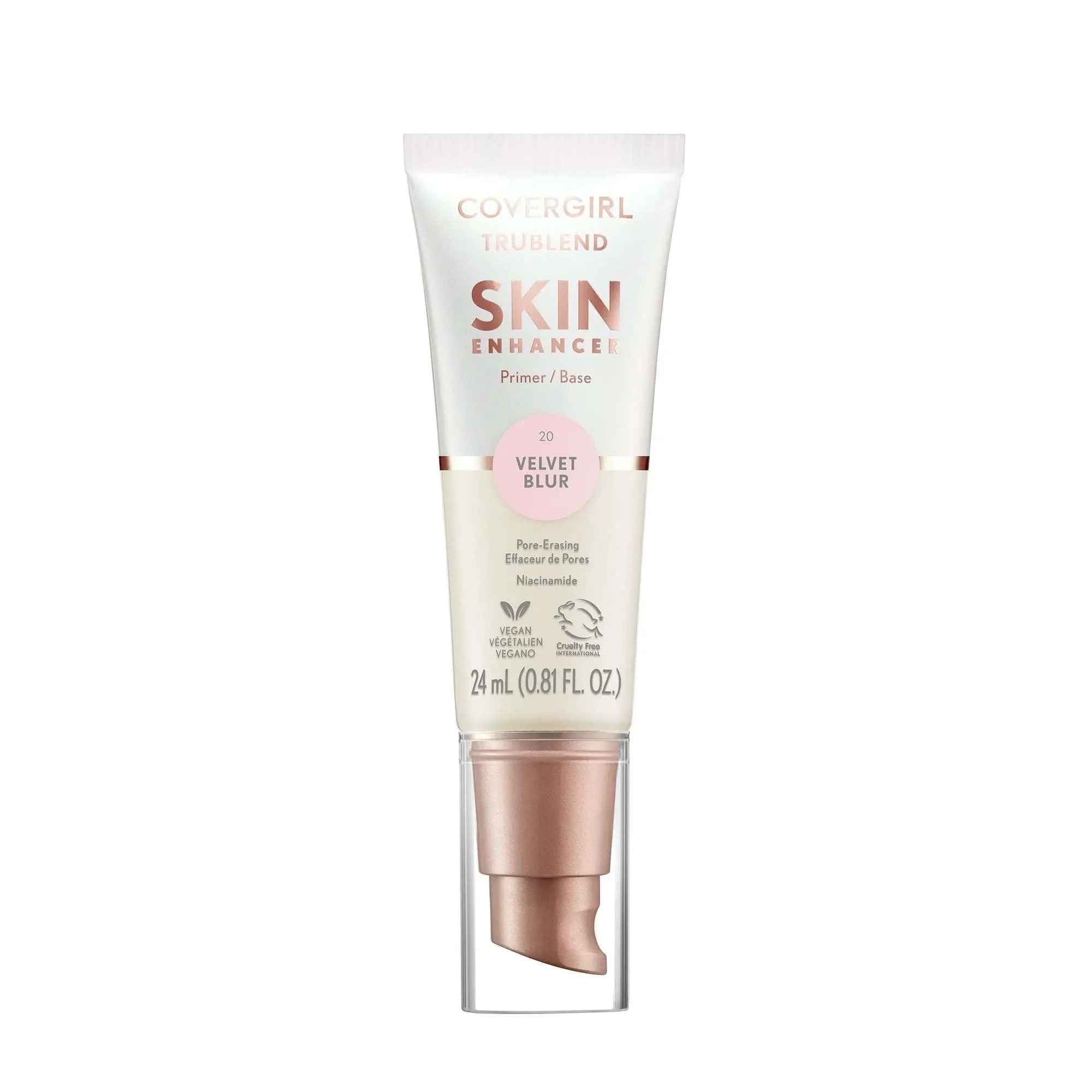 COVERGIRL TruBlend Skin Enhancer Primer, 20 Velvet Blur, 0.81 fl oz - VINE GLOBAL