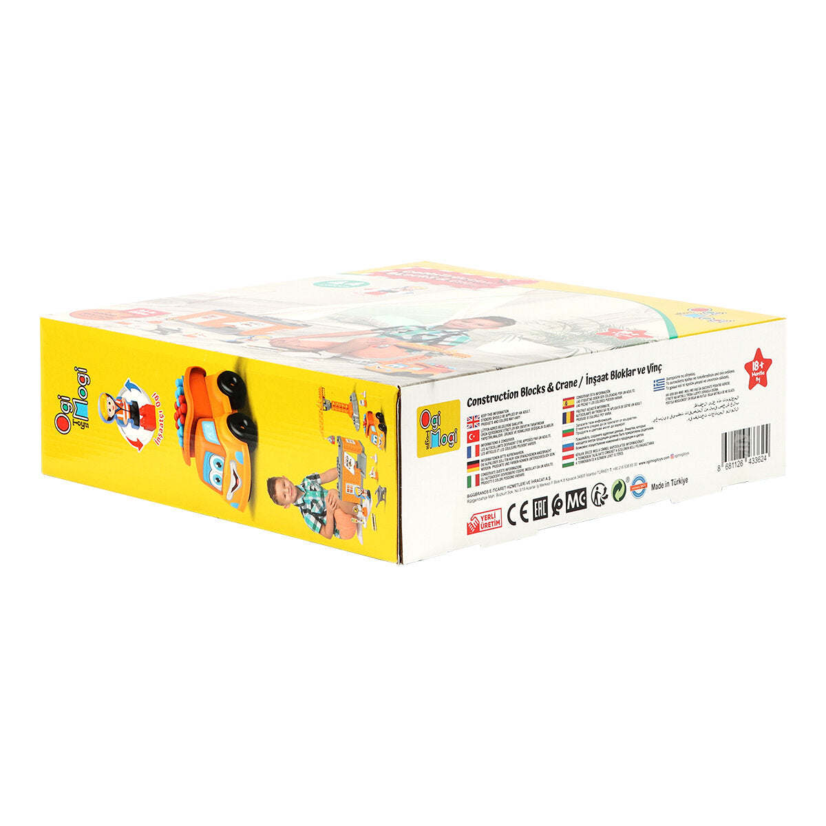 Ogi Mogi Toys Construction Blocks & Crane 44 Pieces - VINE GLOBAL