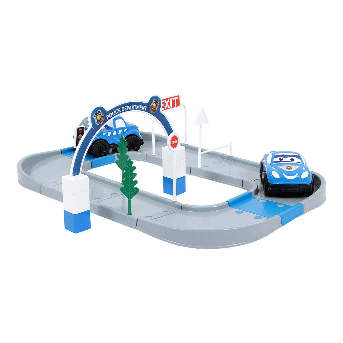 Ogi Mogi Toys Police Car Set (52 Pieces) - VINE GLOBAL