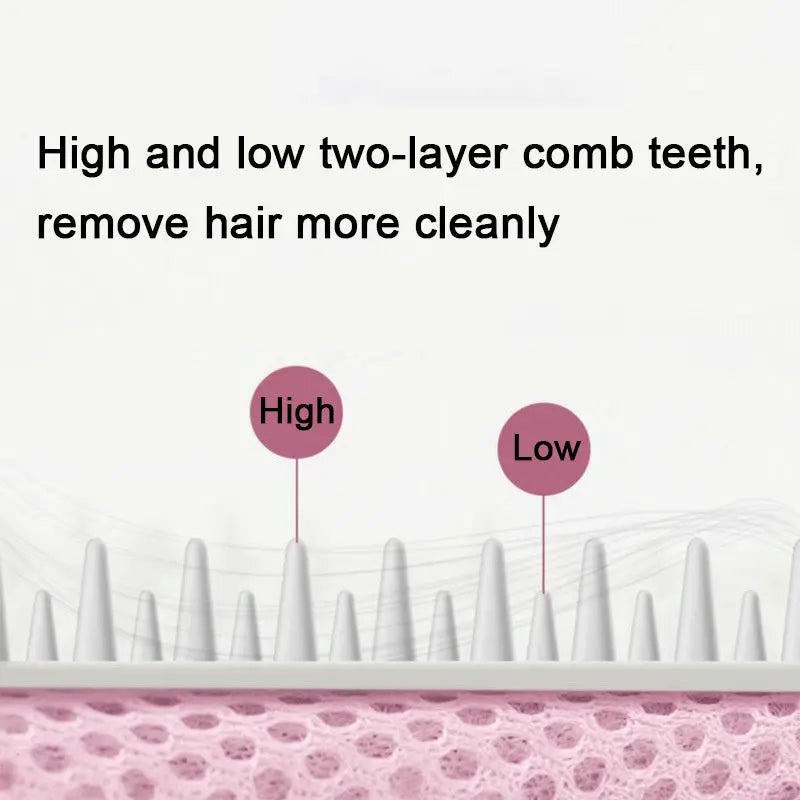 Pet Glove Cat Grooming Glove Cat Hair Deshedding Brush Gloves Cat Floating Hair Pet Hair Removal Brush Dog Bathing Massage Comb Silicone Hair Removal Gloves - VINE GLOBAL