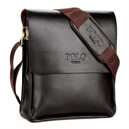 Luxury Vintage Man Bag Waterproof PU Leather Business Style Men's - VINE GLOBAL