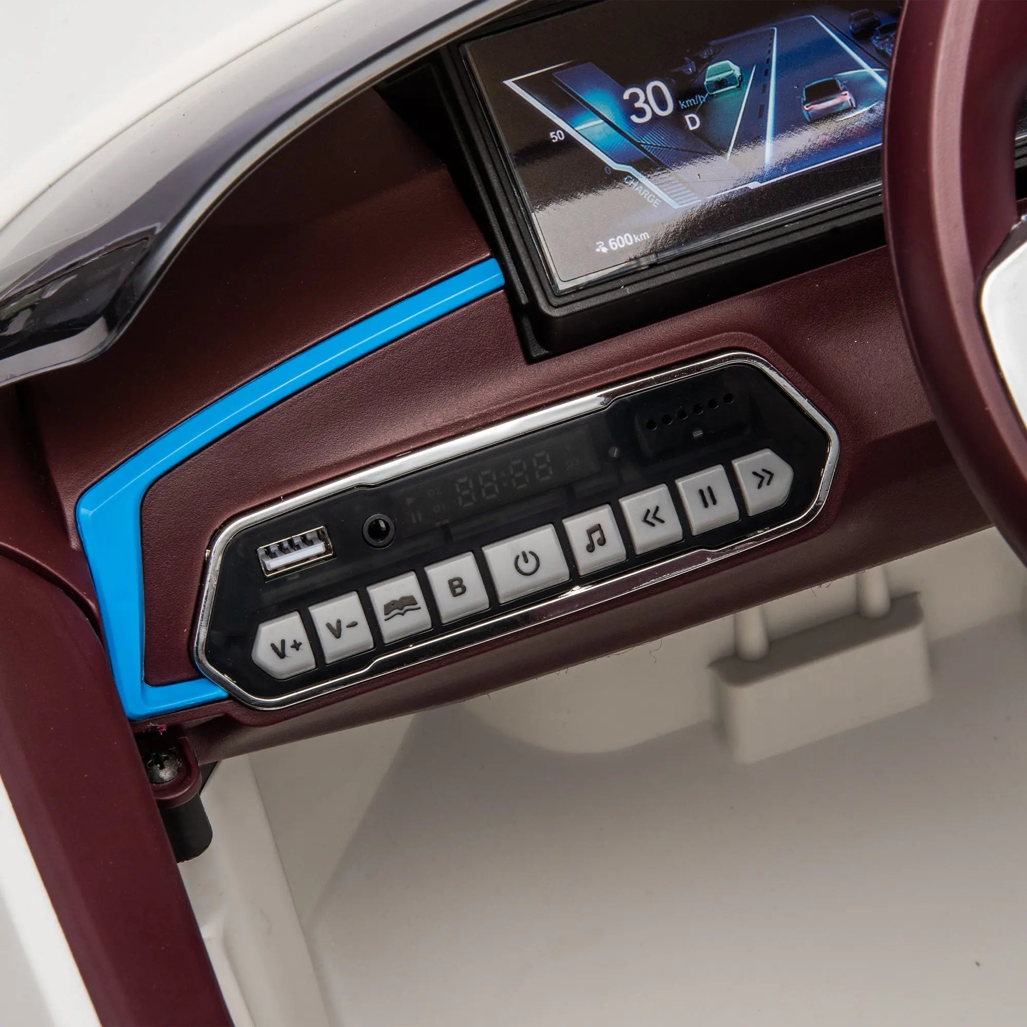 Licensed BMW I4,12v Kids ride on car 2.4G W/Parents Remote Control,electric car for kids,Three speed adjustable,Power display, USB,MP3 ,Bluetooth,LED light,Two-point safety belt,story - VINE GLOBAL