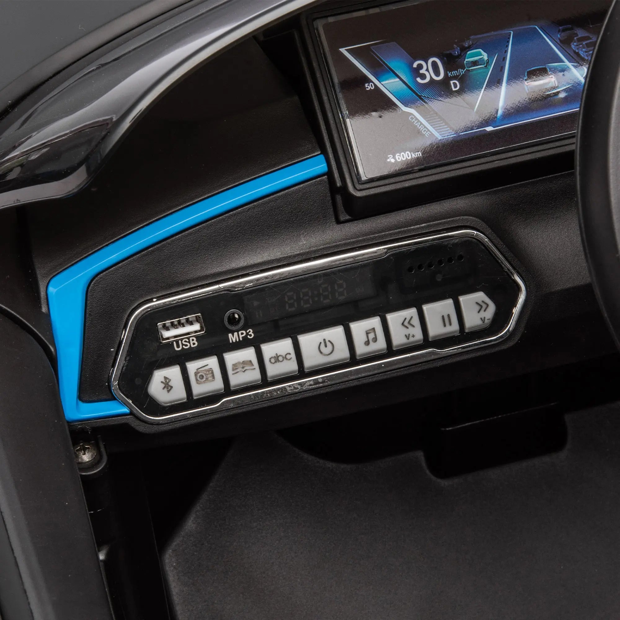 Licensed BMW I4,12v Kids ride on car 2.4G W/Parents Remote Control,electric car for kids,Three speed adjustable,Power display, USB,MP3 ,Bluetooth,LED light,Two-point safety belt,story - VINE GLOBAL