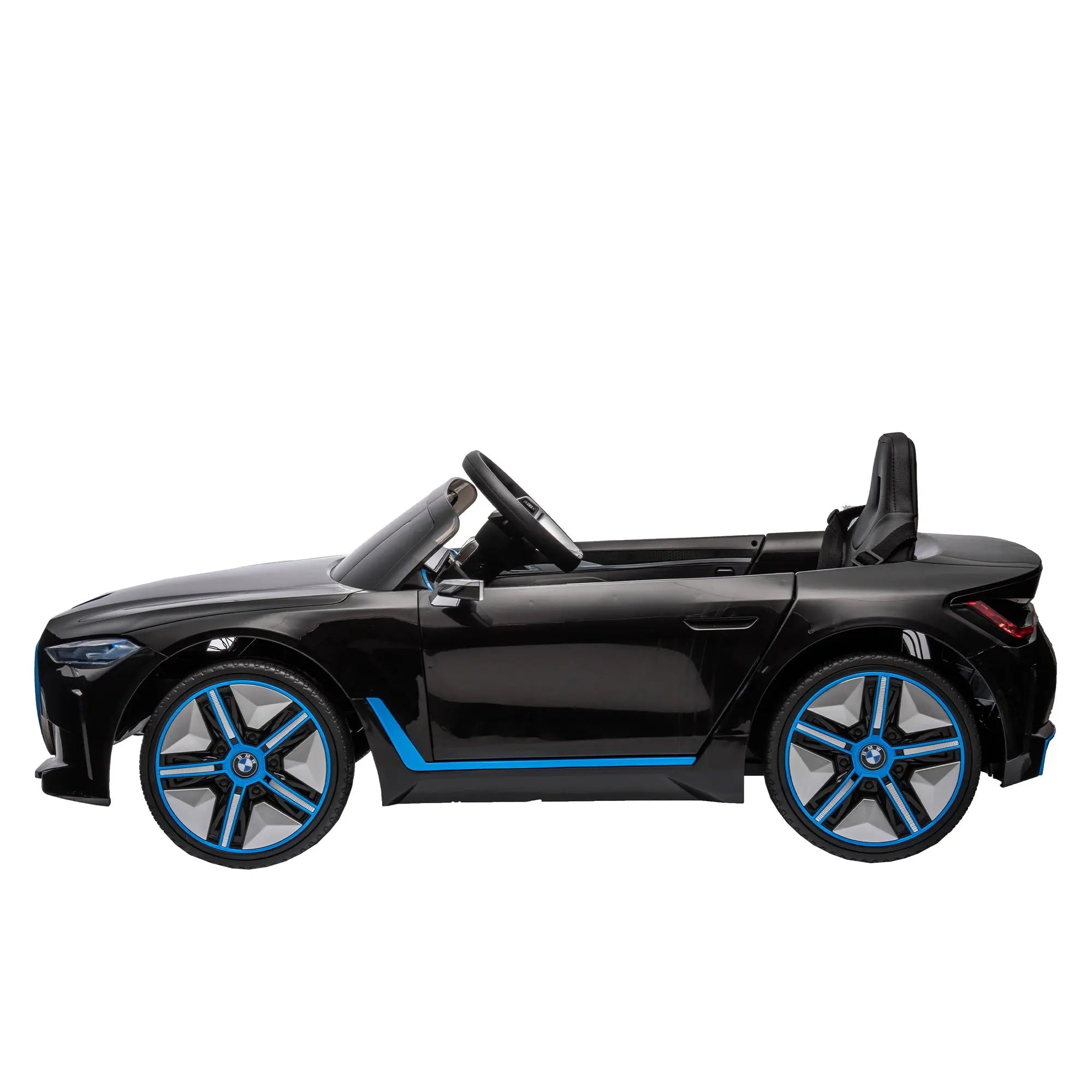 Licensed BMW I4,12v Kids ride on car 2.4G W/Parents Remote Control,electric car for kids,Three speed adjustable,Power display, USB,MP3 ,Bluetooth,LED light,Two-point safety belt,story - VINE GLOBAL
