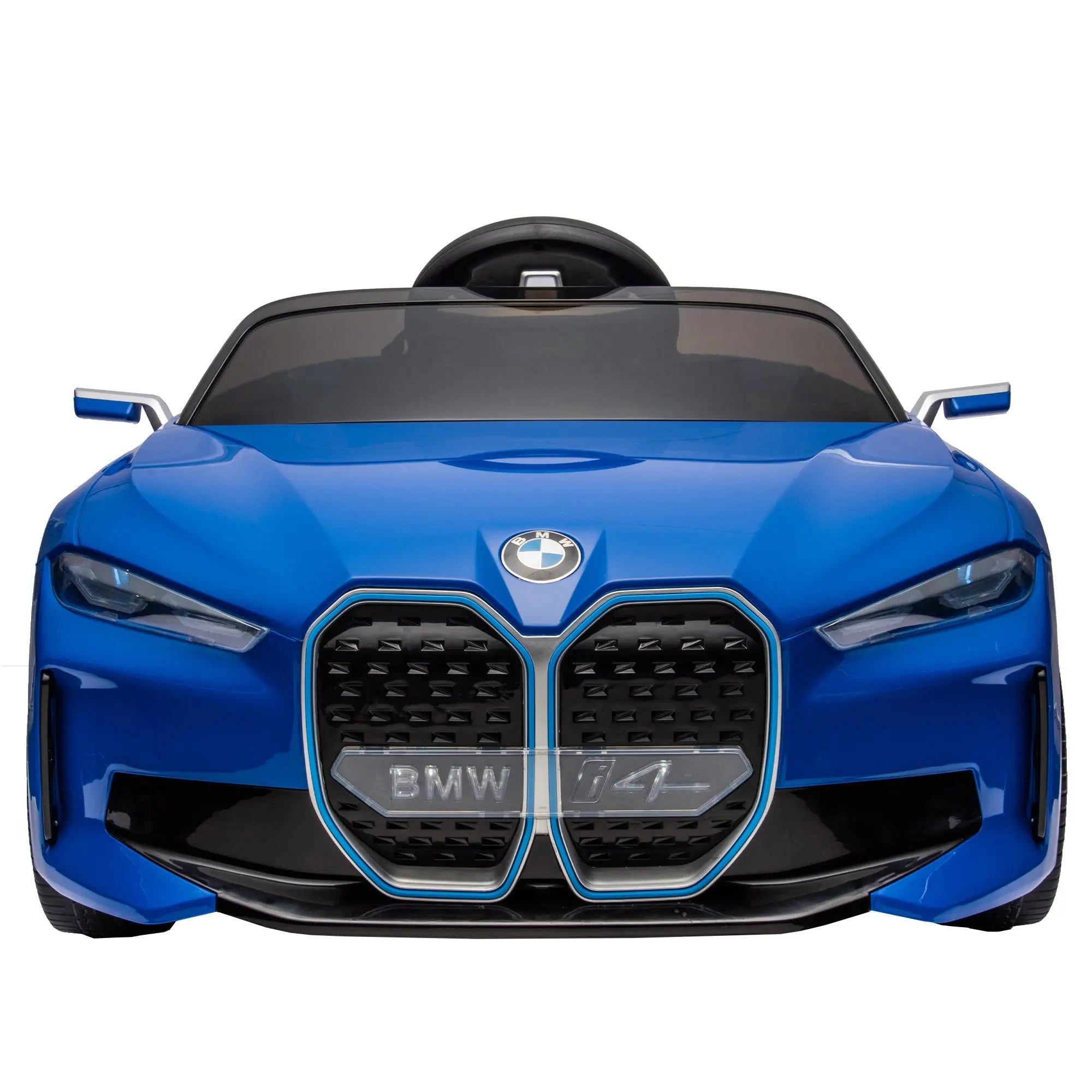 Licensed BMW I4,12v Kids ride on car 2.4G W/Parents Remote Control,electric car for kids,Three speed adjustable,Power display, USB,MP3 ,Bluetooth,LED light,Two-point safety belt,story - VINE GLOBAL