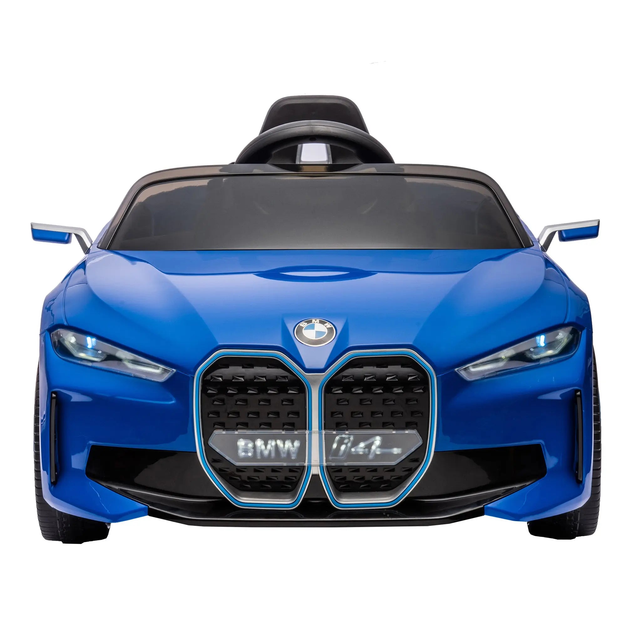 Licensed BMW I4,12v Kids ride on car 2.4G W/Parents Remote Control,electric car for kids,Three speed adjustable,Power display, USB,MP3 ,Bluetooth,LED light,Two-point safety belt,story - VINE GLOBAL