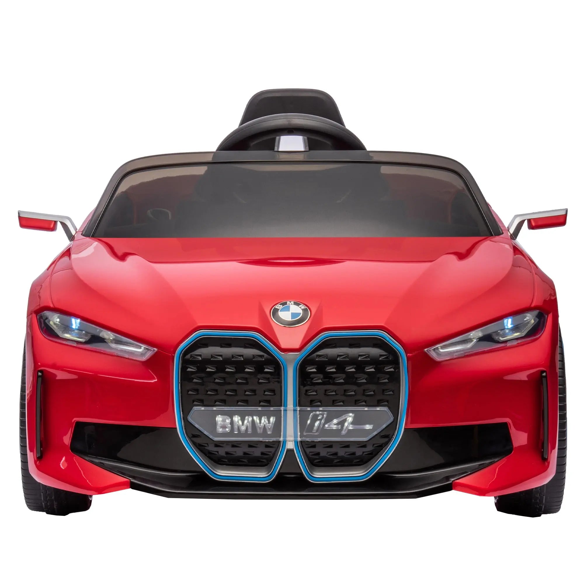Licensed BMW I4,12v Kids ride on car 2.4G W/Parents Remote Control,electric car for kids,Three speed adjustable,Power display, USB,MP3 ,Bluetooth,LED light,Two-point safety belt,story - VINE GLOBAL