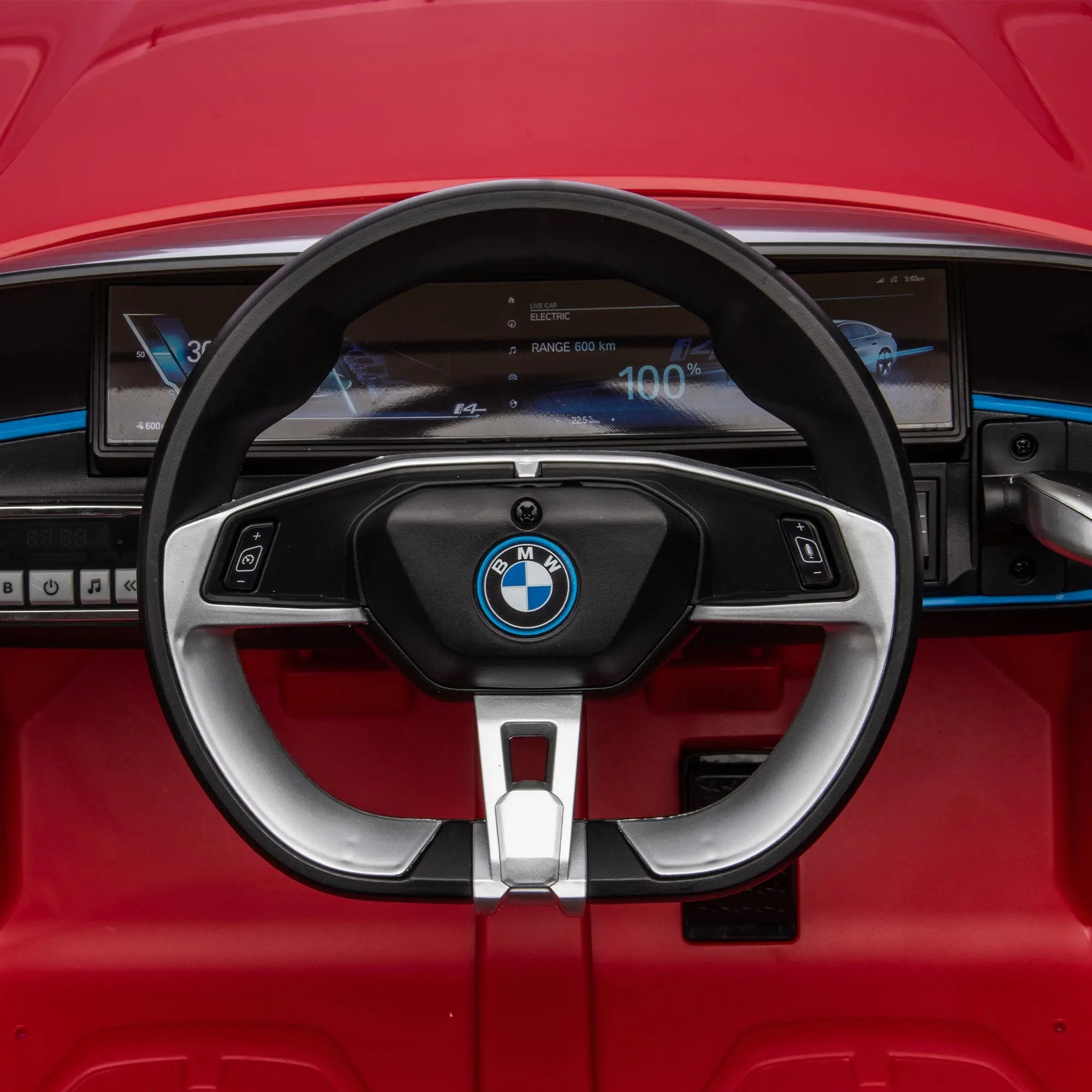 Licensed BMW I4,12v Kids ride on car 2.4G W/Parents Remote Control,electric car for kids,Three speed adjustable,Power display, USB,MP3 ,Bluetooth,LED light,Two-point safety belt,story - VINE GLOBAL