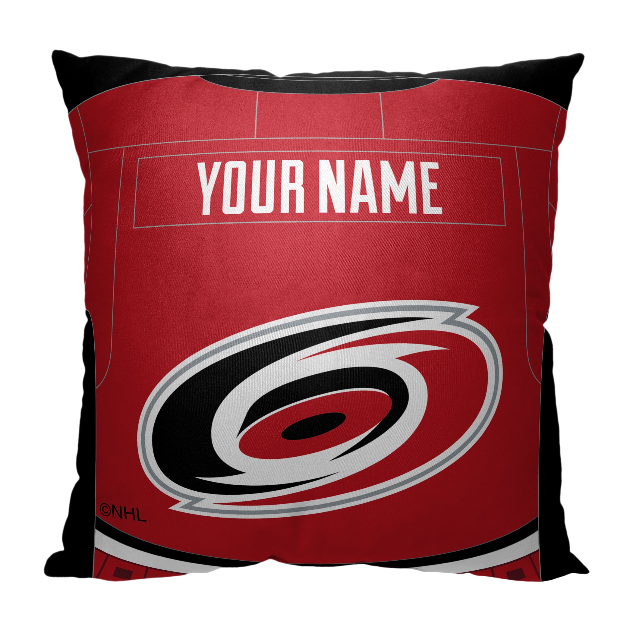 [Personalization Only] Official NHL Jersey Personalized Pillow - Hurricanes - VINE GLOBAL