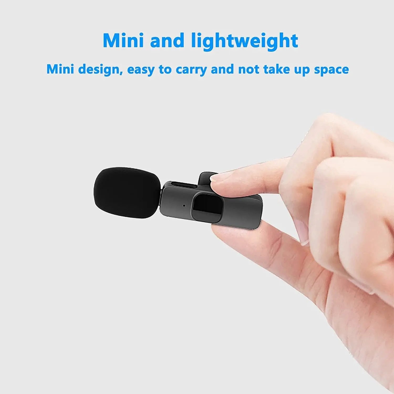 Wireless Lavalier Lapel Microphone For IPhone IPad Professional Wireless Clip Mic - Cordless Omnidirectional Condenser Recording Mic For Interview Video Podcast Vlog YouTube - VINE GLOBAL