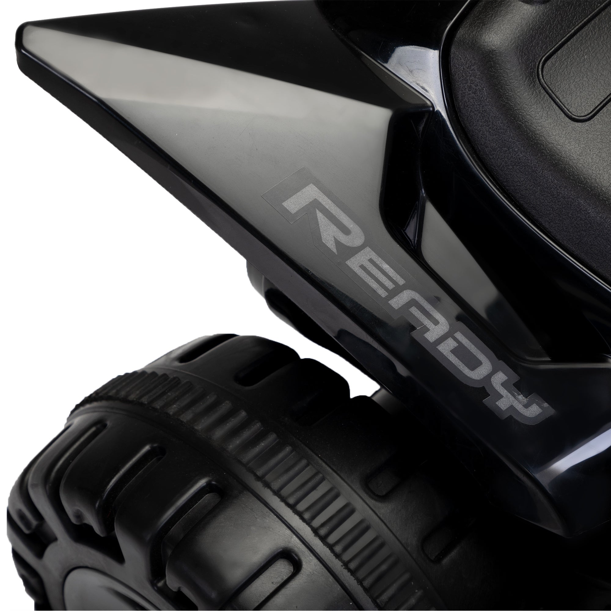 Kids Ride-on ATV, 6V Battery Powered Electric Quad Car with Music, LED Lights and Spray Device, 4 Wheeled Ride-on Toy for Toddlers Age 3-5, Black - VINE GLOBAL