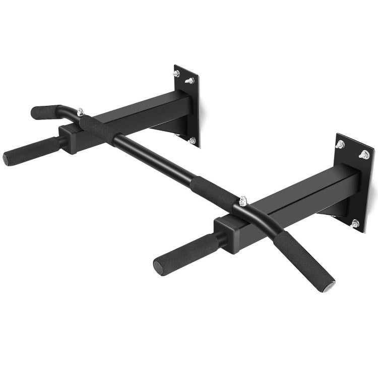 Wall Mounted Multi-Grip Pull Up Bar with Foam Handgrips - VINE GLOBAL