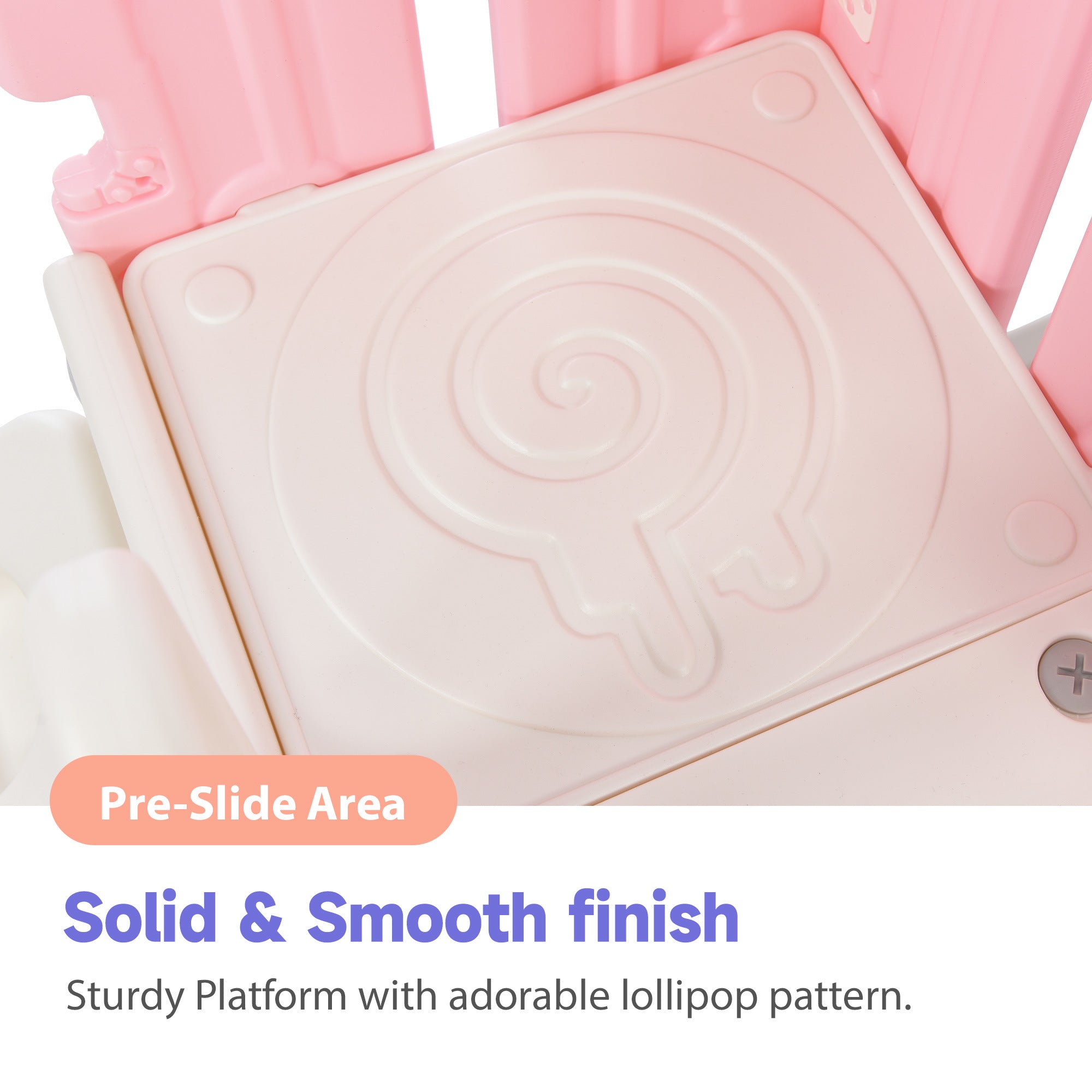 Toddler Slide and Swing Set 5 in 1; Kids Playground Climber Slide Playset with Basketball Hoop Freestanding Combination for Babies Indoor & Outdoor - VINE GLOBAL