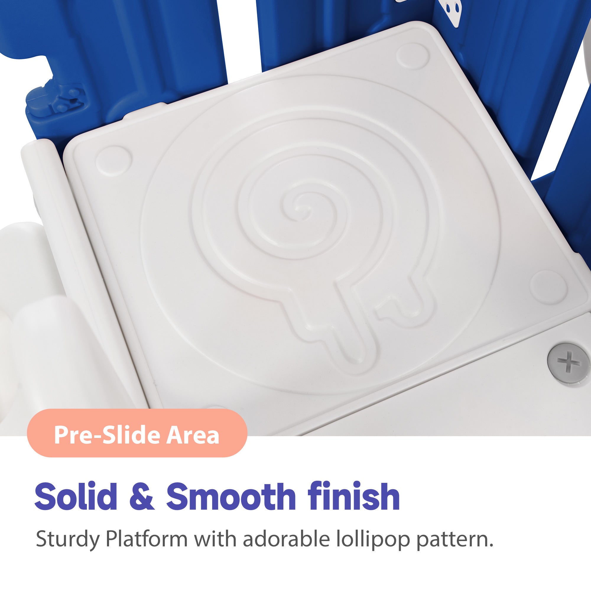 Toddler Slide and Swing Set 5 in 1; Kids Playground Climber Slide Playset with Basketball Hoop Freestanding Combination for Babies Indoor & Outdoor - VINE GLOBAL