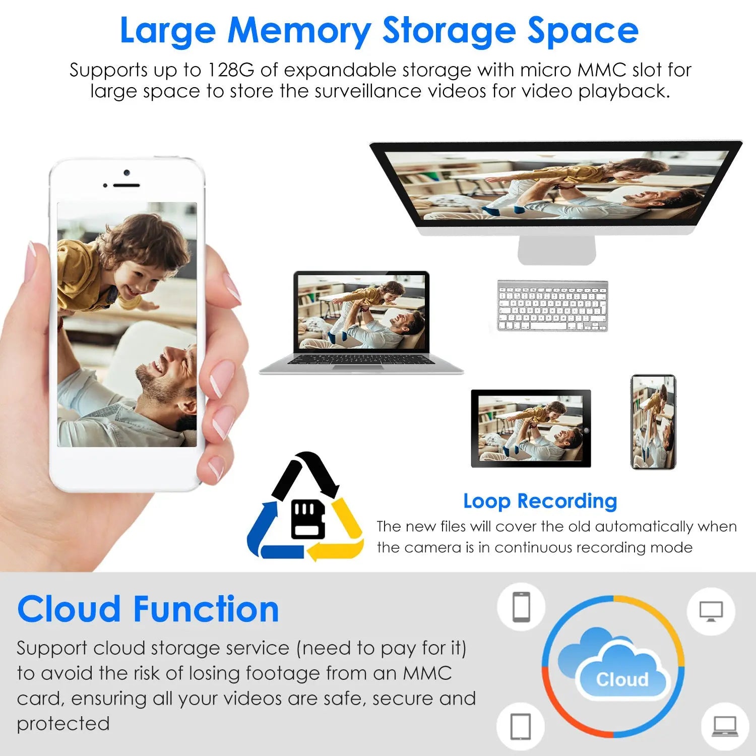 E27 WiFi Bulb Camera 1080P FHD WiFi IP Pan Tilt Security Surveillance Camera - VINE GLOBAL