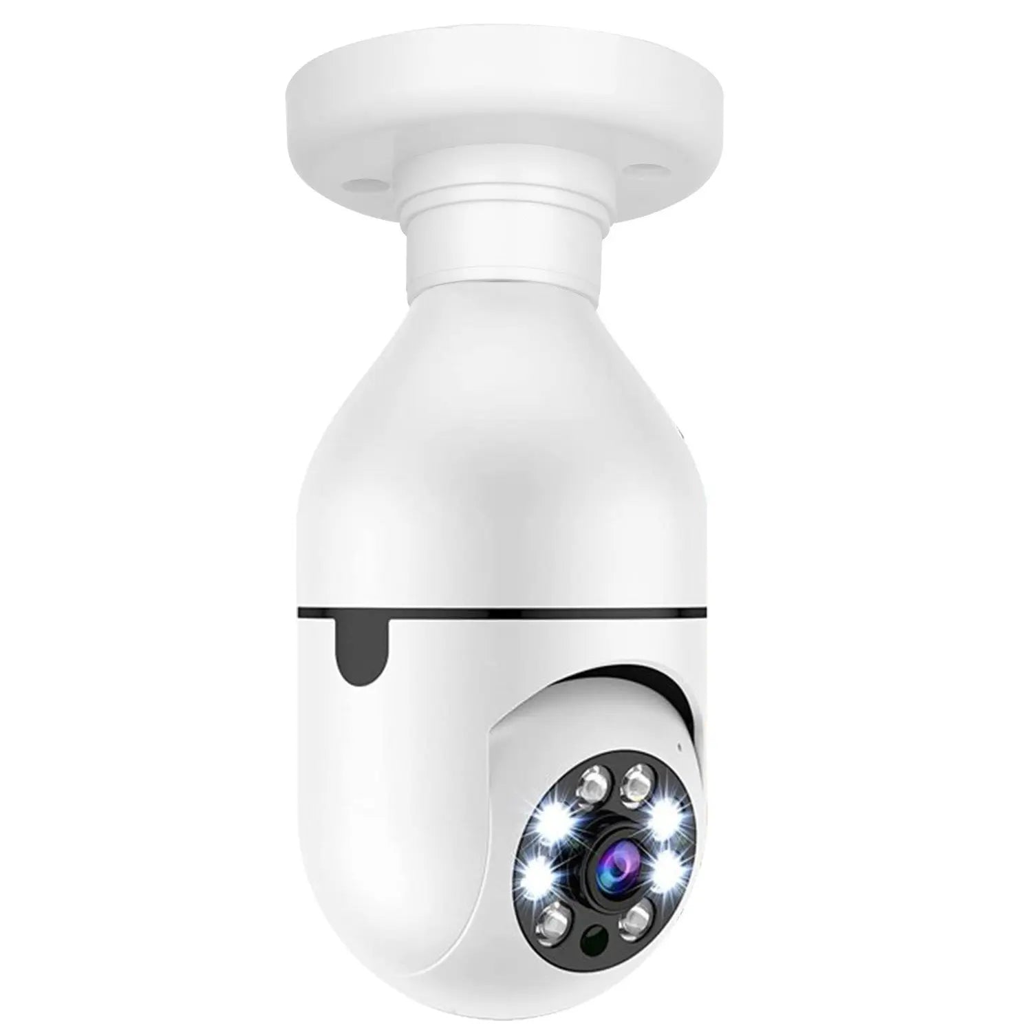 E27 WiFi Bulb Camera 1080P FHD WiFi IP Pan Tilt Security Surveillance Camera - VINE GLOBAL