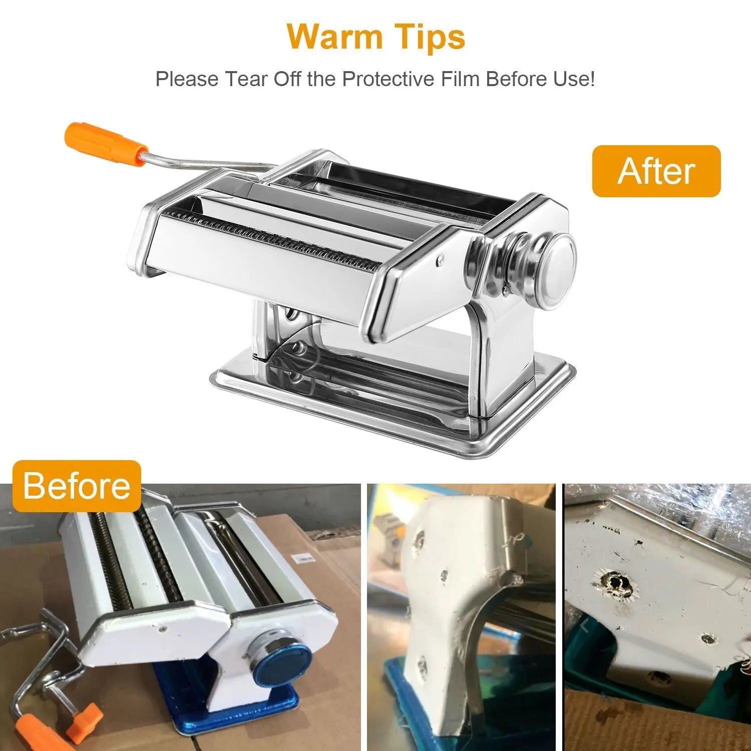 Pasta Maker Roller Machine Fettuccine Noodle Maker - VINE GLOBAL