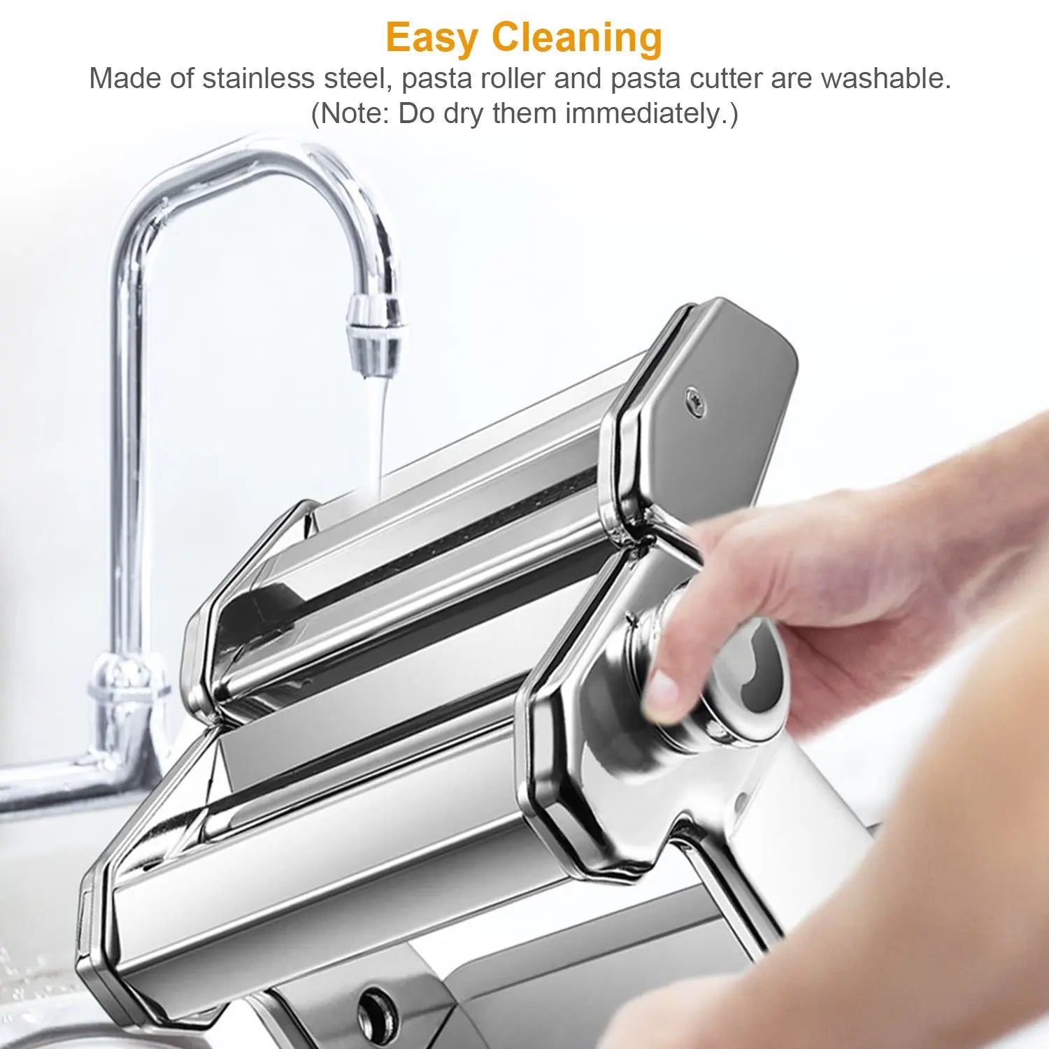 Pasta Maker Roller Machine Fettuccine Noodle Maker - VINE GLOBAL